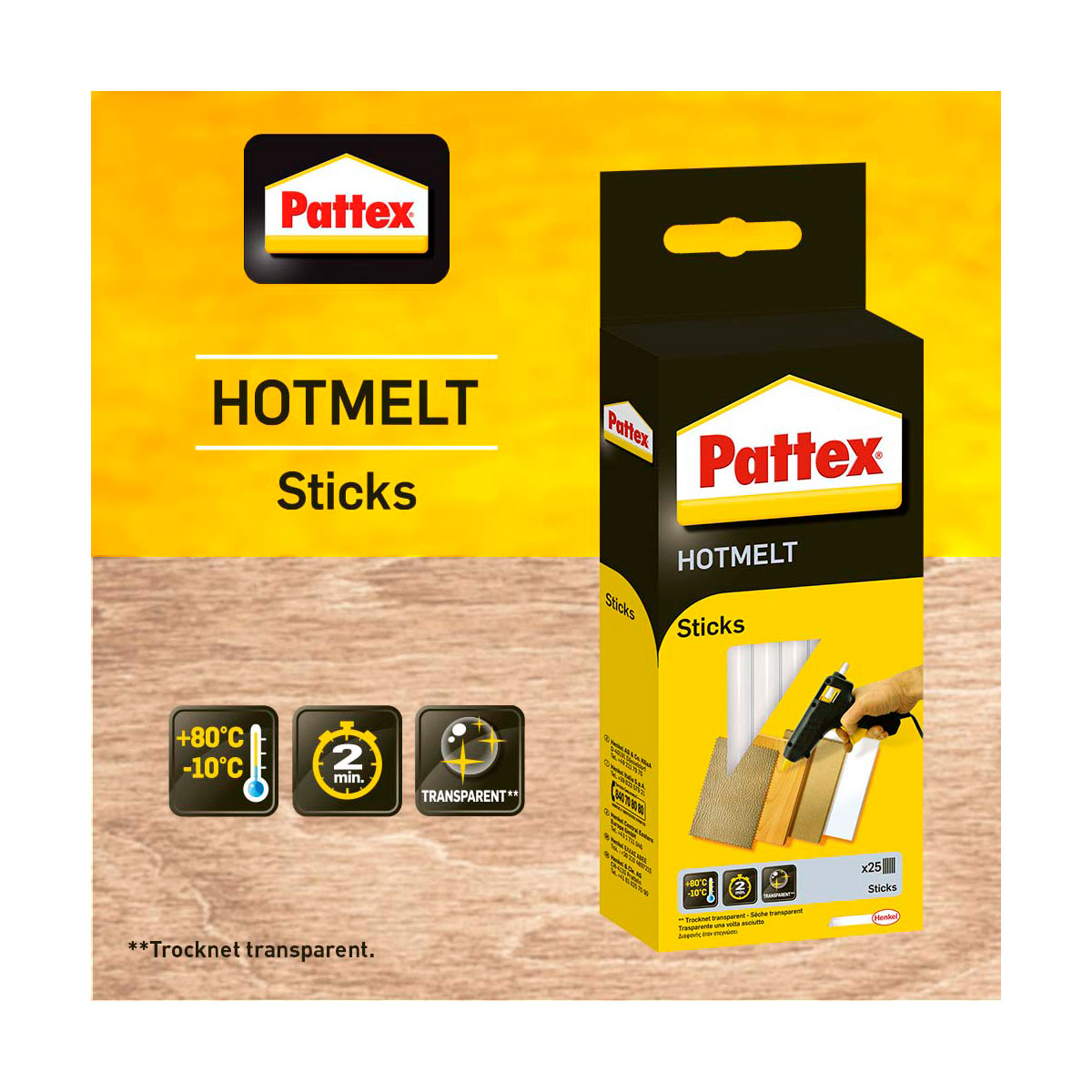 Pattex Heißklebesticks Hotmelt 25 Sticks Bild 7
