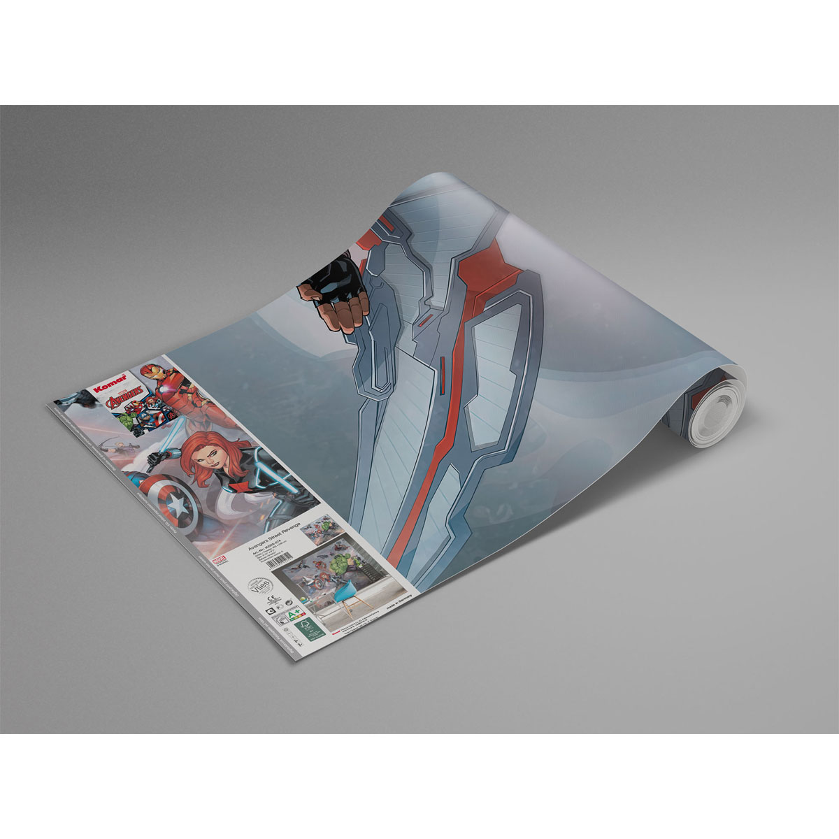 Komar  Vlies Fototapete Avengers Street Revenge 300x280 cm Bild 4