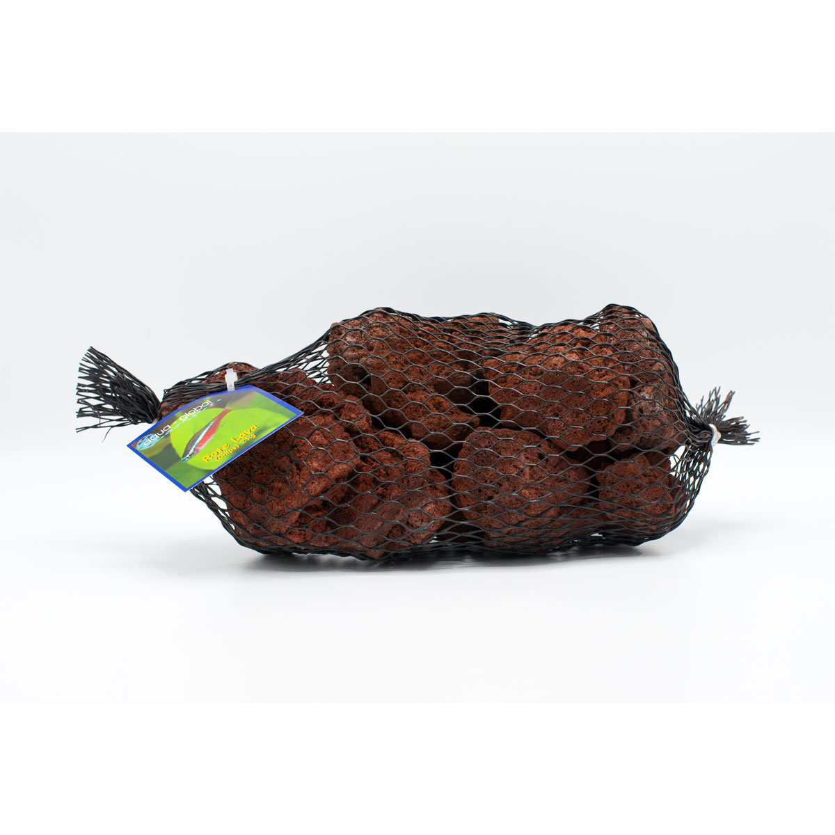 Rote Lava Netz Aqua Deko 2 kg