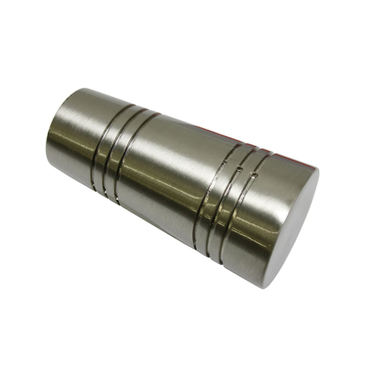 Gardinia Endstück Chicago Apollo für Durchmesser 20 mm Edelstahl-optik Bild 1