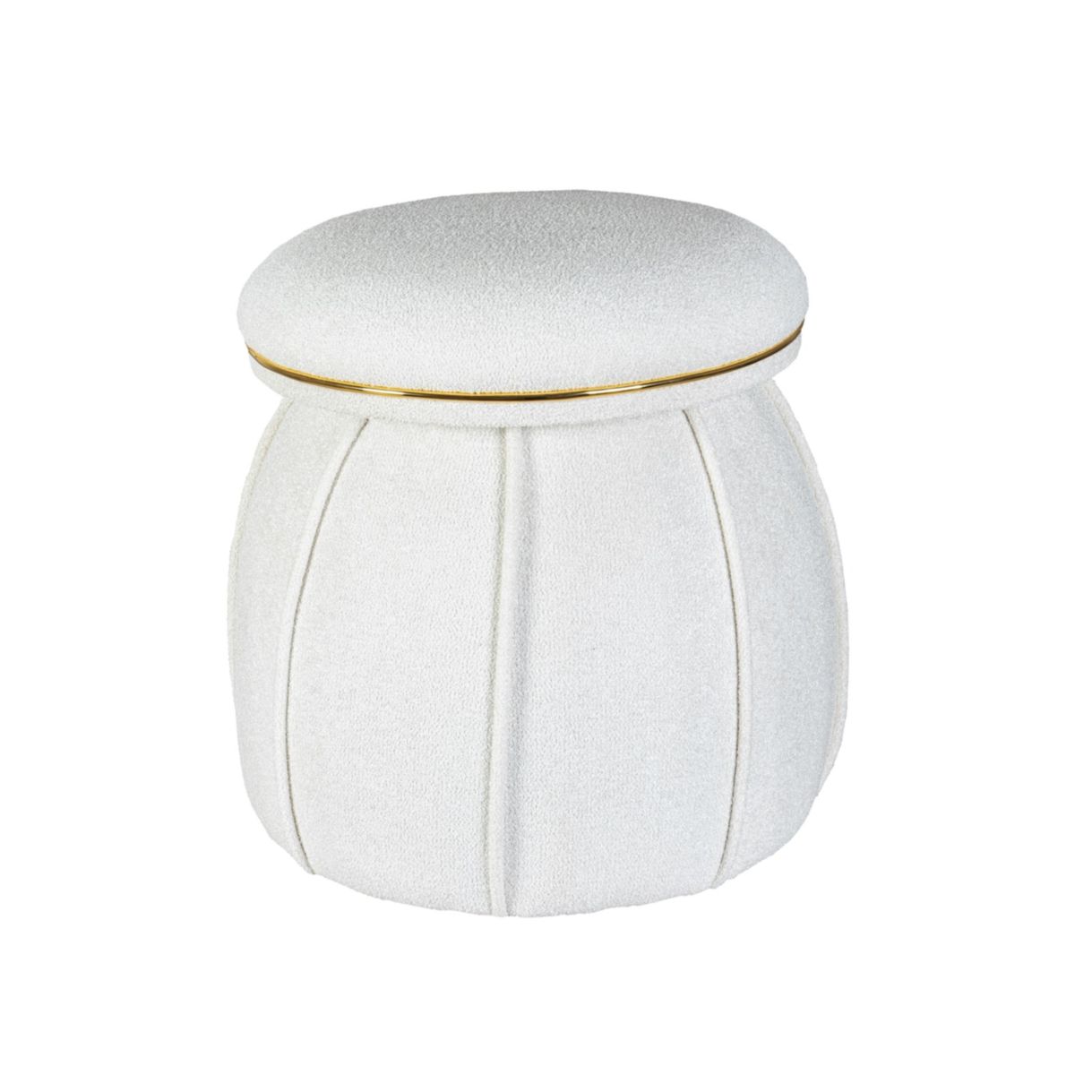 Hocker Corin 135 weiss gold Bild 2