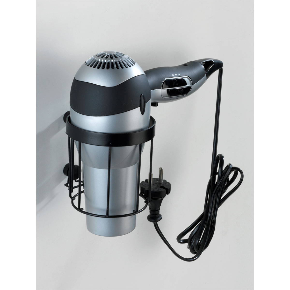 Wenko Haartrocknerhalter Classic Plus Black Bild 8