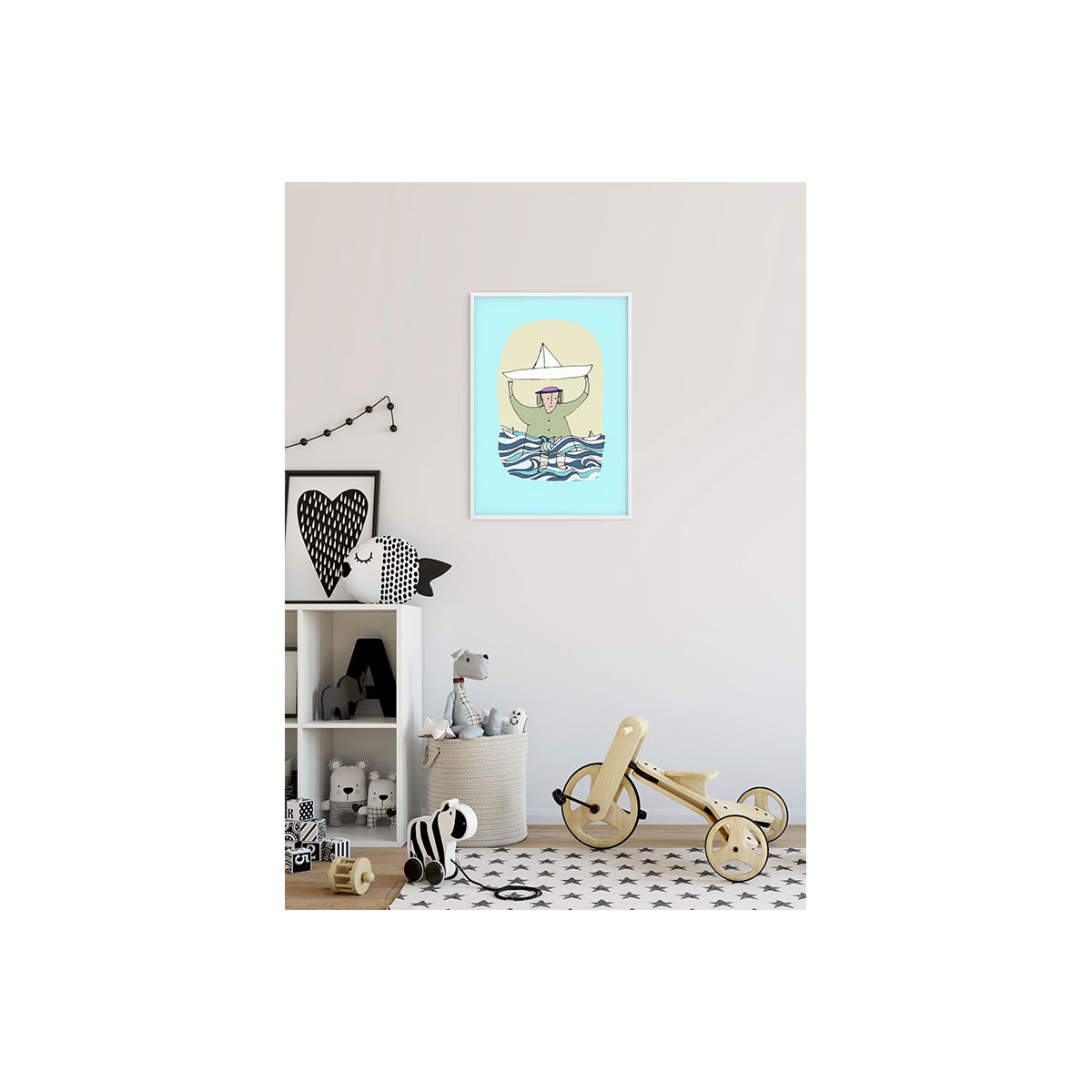 Komar  Wandbild Paper Ship 50x70 cm Bild 5