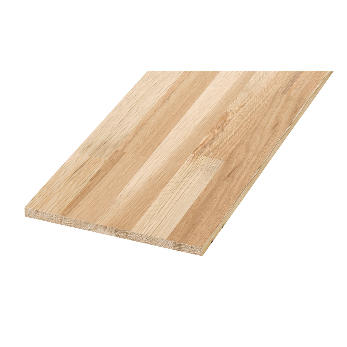 Leimholz Eiche naturbelassen 80 x 20 x 1,8 cm