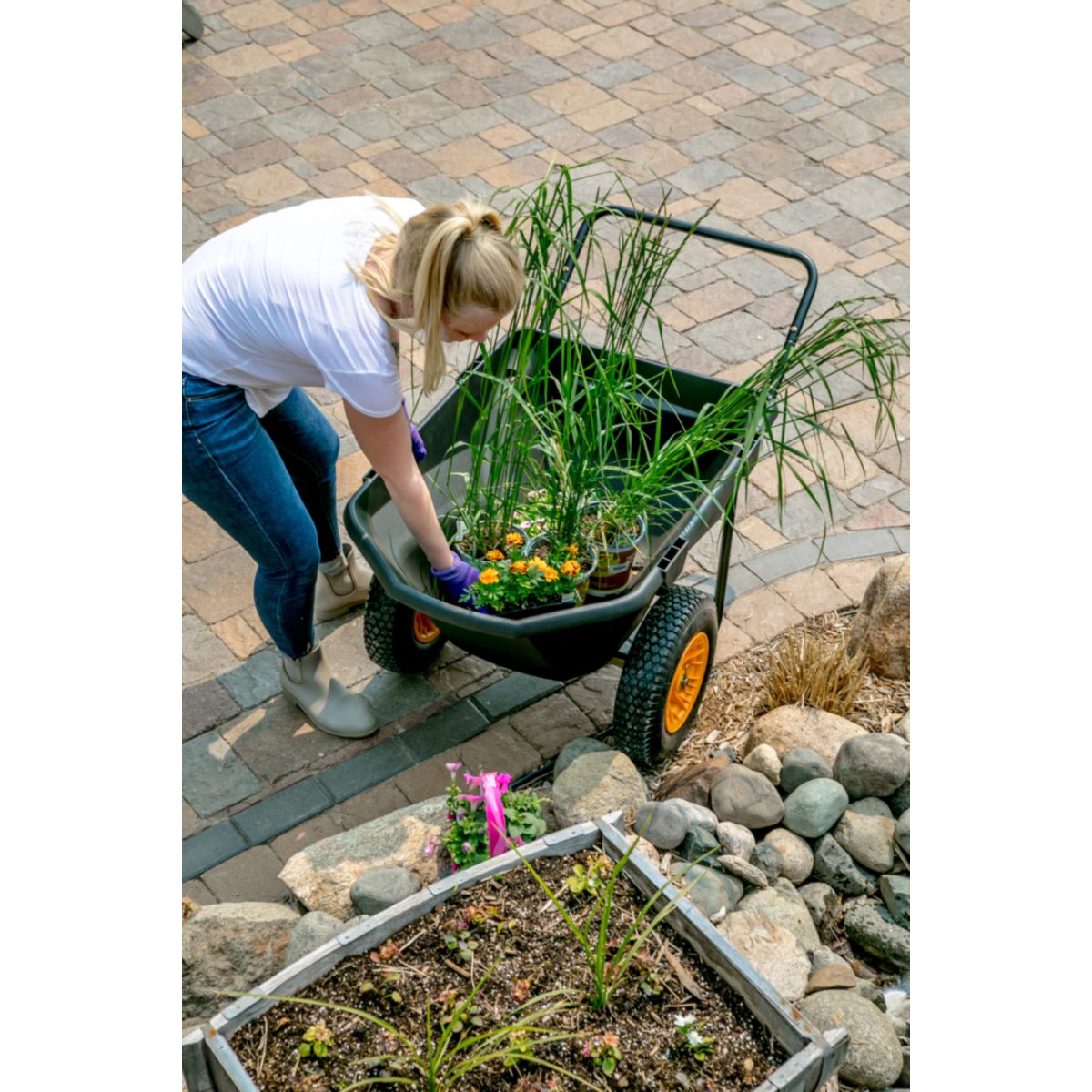 Polar Schubkarre Club Cart 198L 127x71x74cm Bild 7