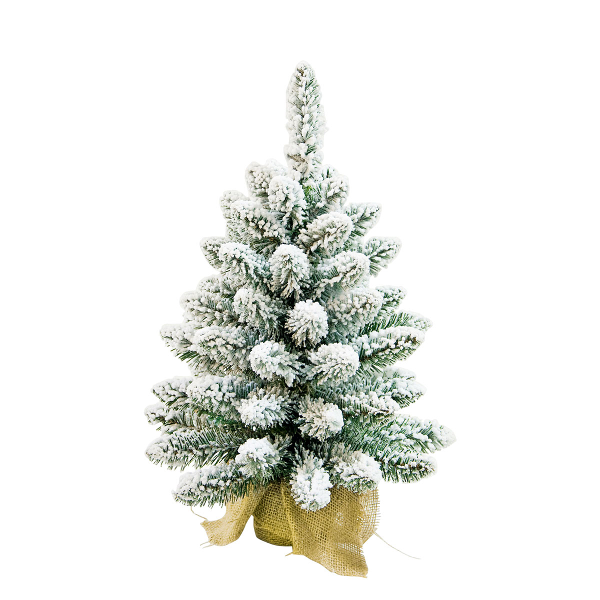 Ambientis Beschneiter Tannenbaum mit Jute 45 cm Bild 1