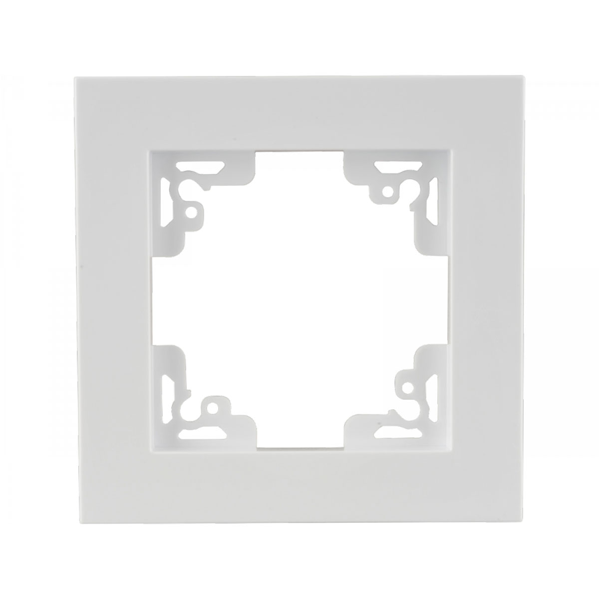 Abdeckrahmen Melbourne weiß 1-fach