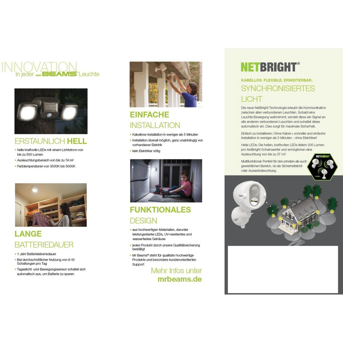 Mr. Beams Nachtlicht MB750 kabellos schwarz Bild 4