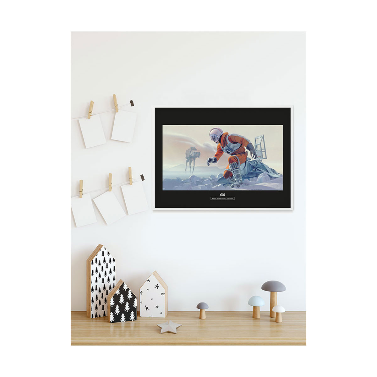 Komar  Wandbild Star Wars Classic Hoth Battle Pilot 40x30 cm Bild 5