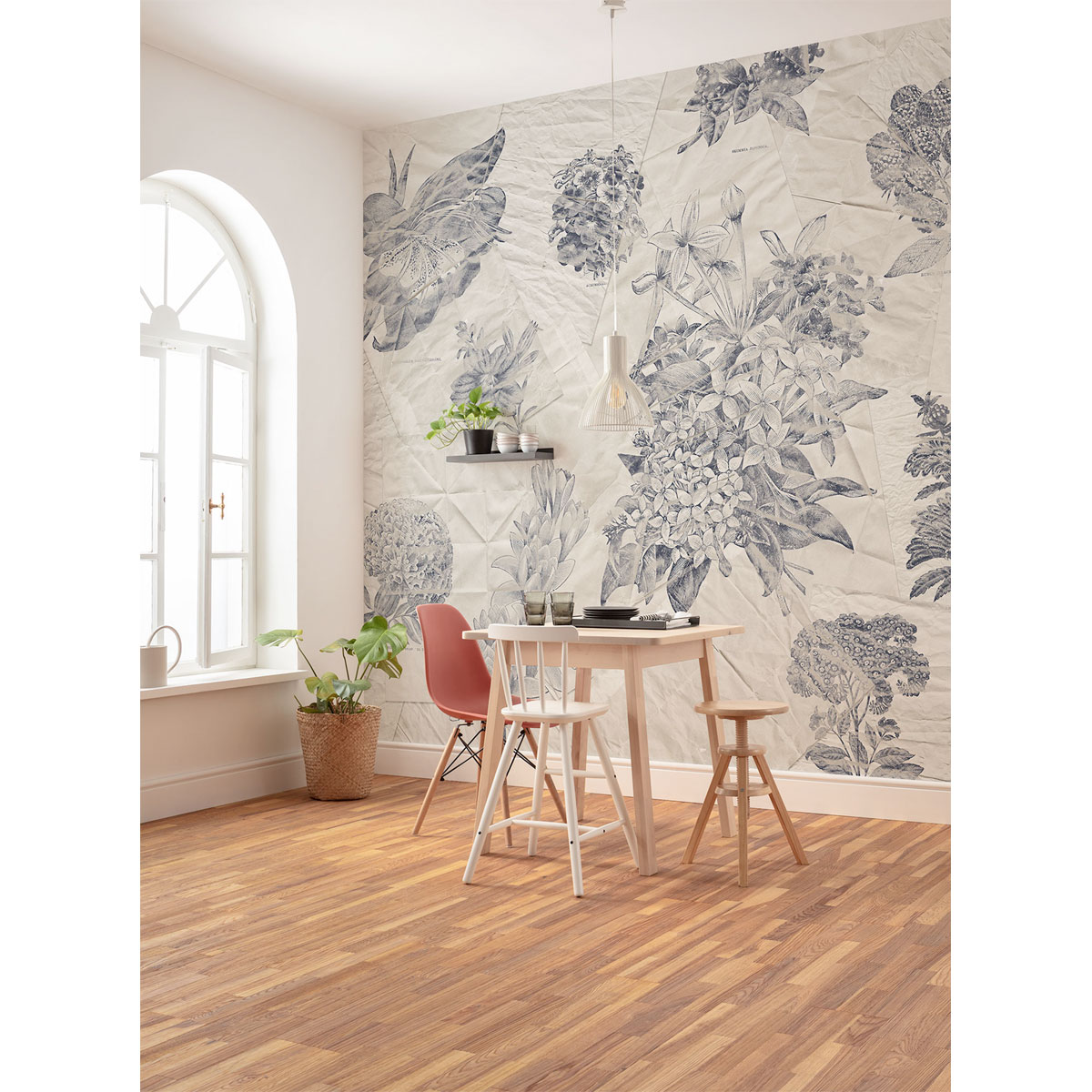 Komar  Vlies Fototapete Botanical Papers 300x280 cm