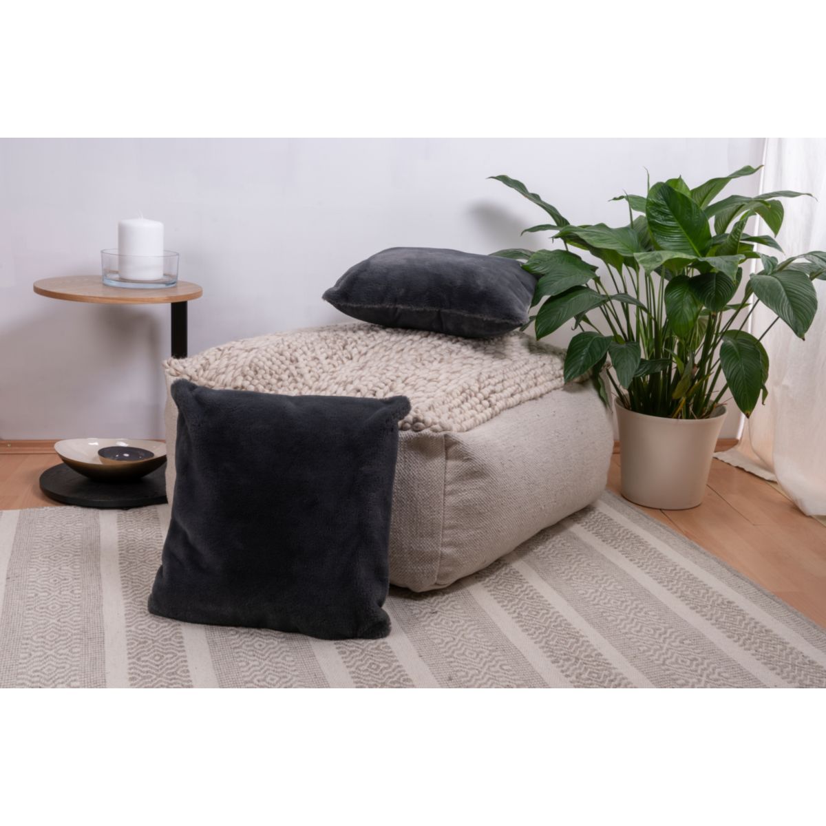 Dekokissen Aimee 625 2er-Set anthrazit Bild 4