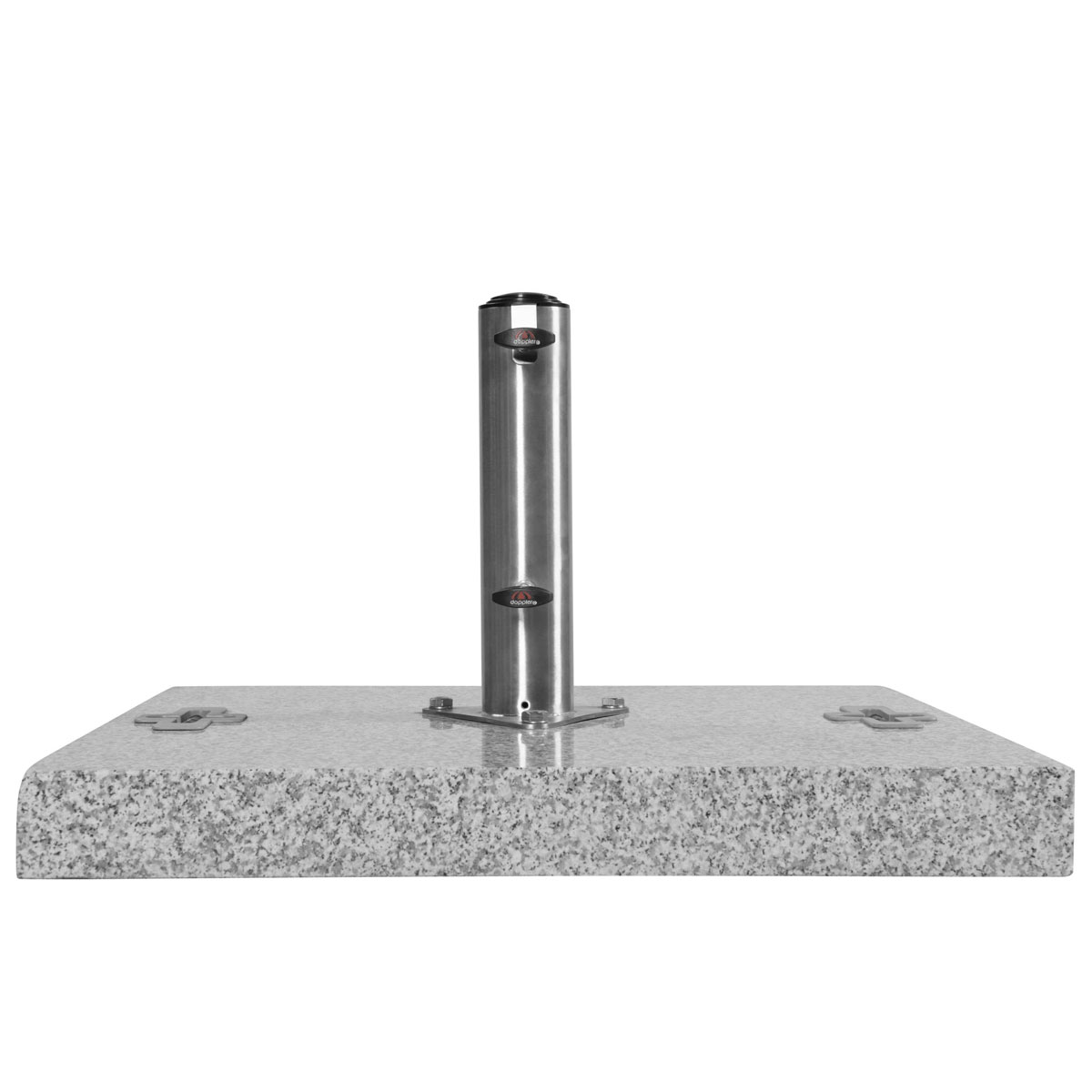 Doppler Granitsockel 90 kg mit Rollen und Tragegriffen Bild 2