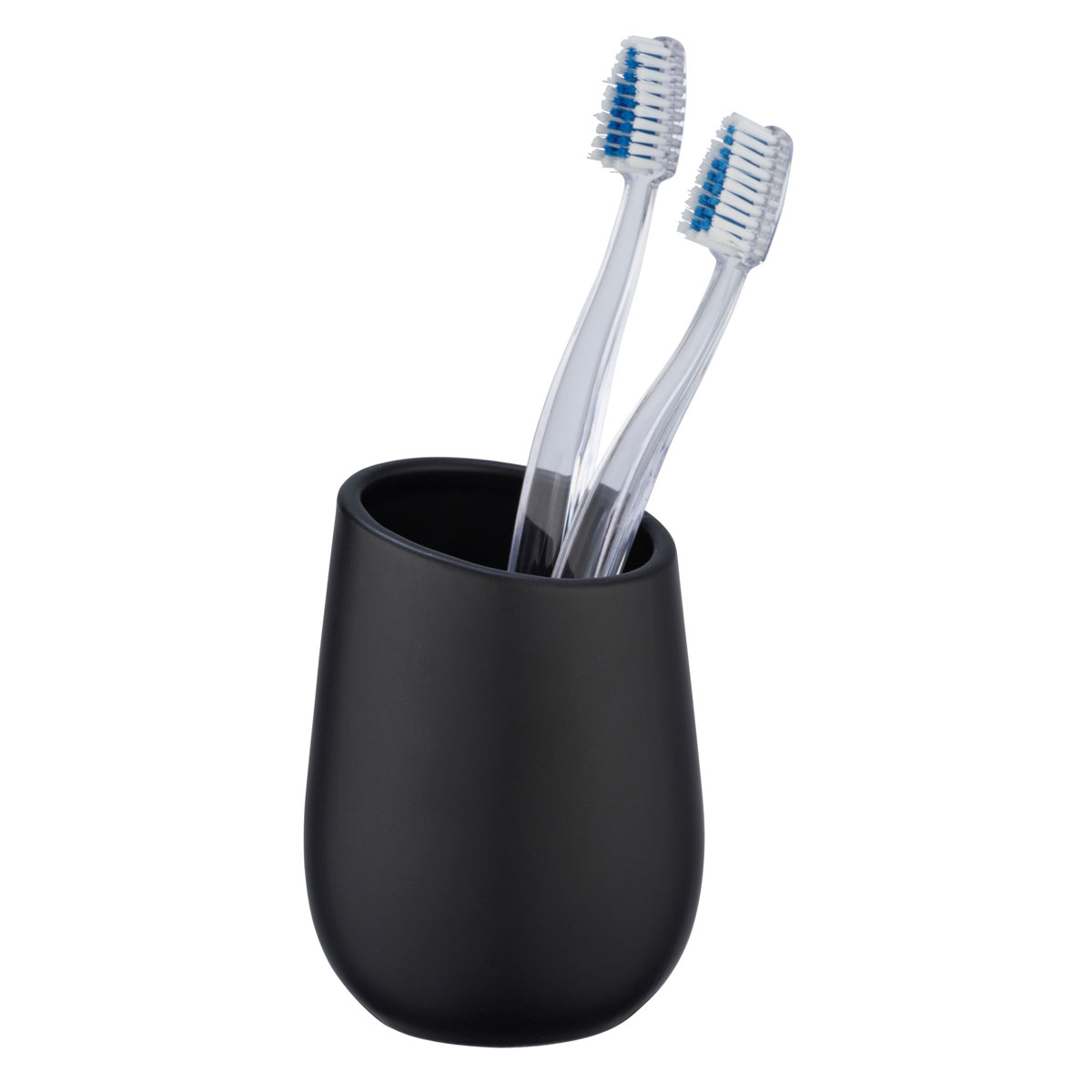 Wenko  Bad-Accessoire-Set Badi Schwarz Keramik Bild 5