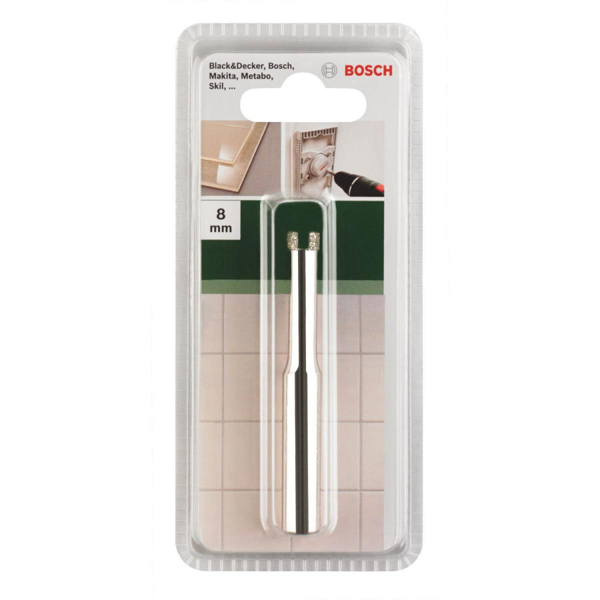 Bosch  DIY Diamantbohrer 10 mm Keramik Durchmesser 8 mm Bild 2