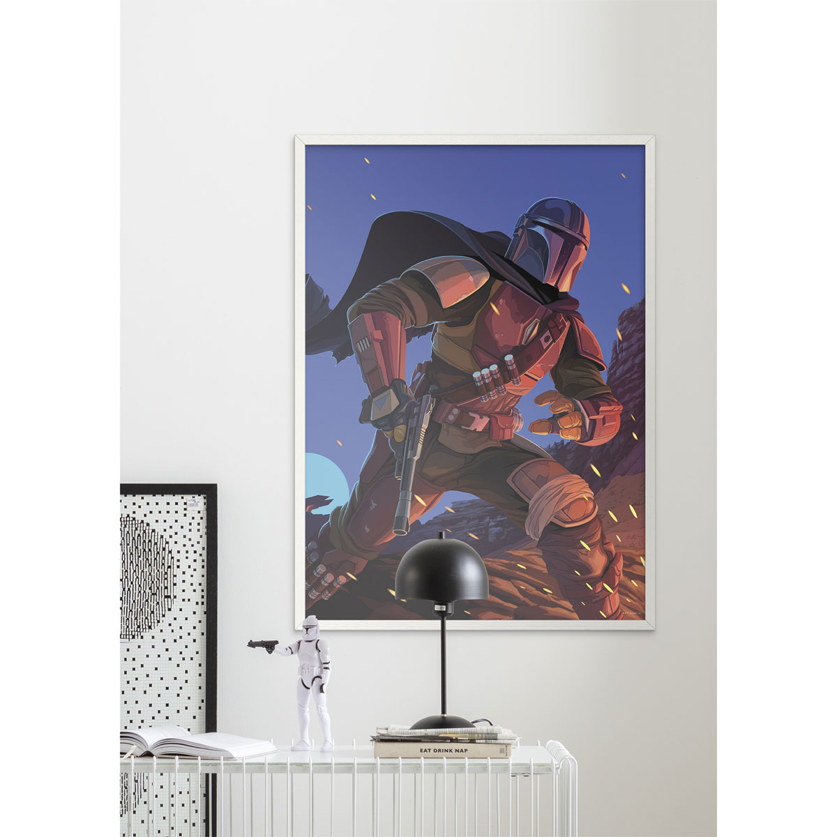 Komar  Wandbild Mandalorian Ambush 40x50 cm