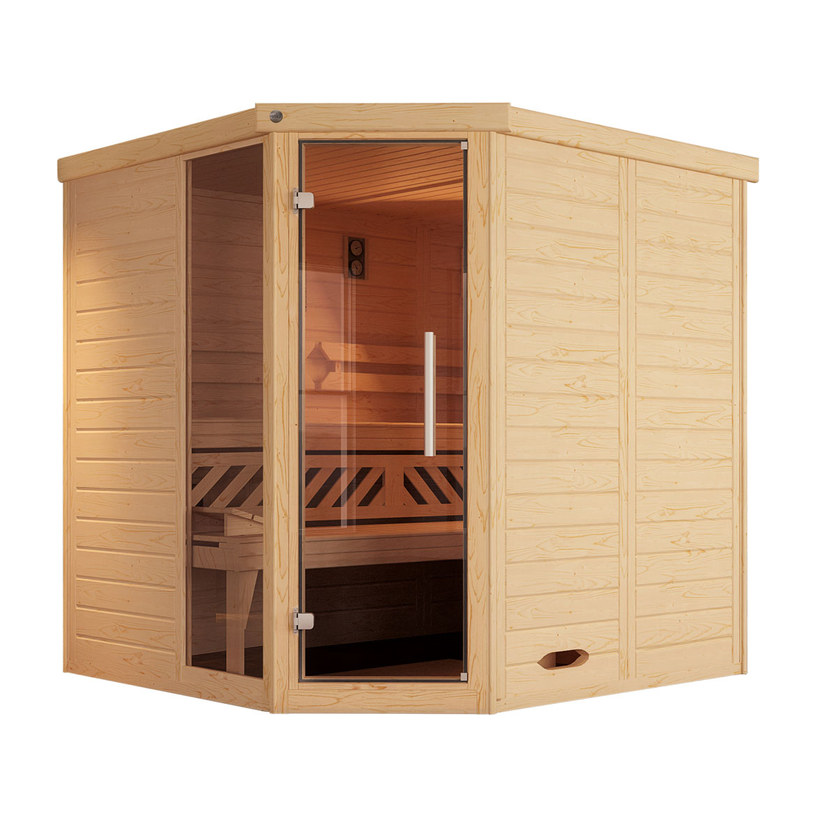 Weka Design-Sauna „Kemi Eck 1“, GTF Bild 1