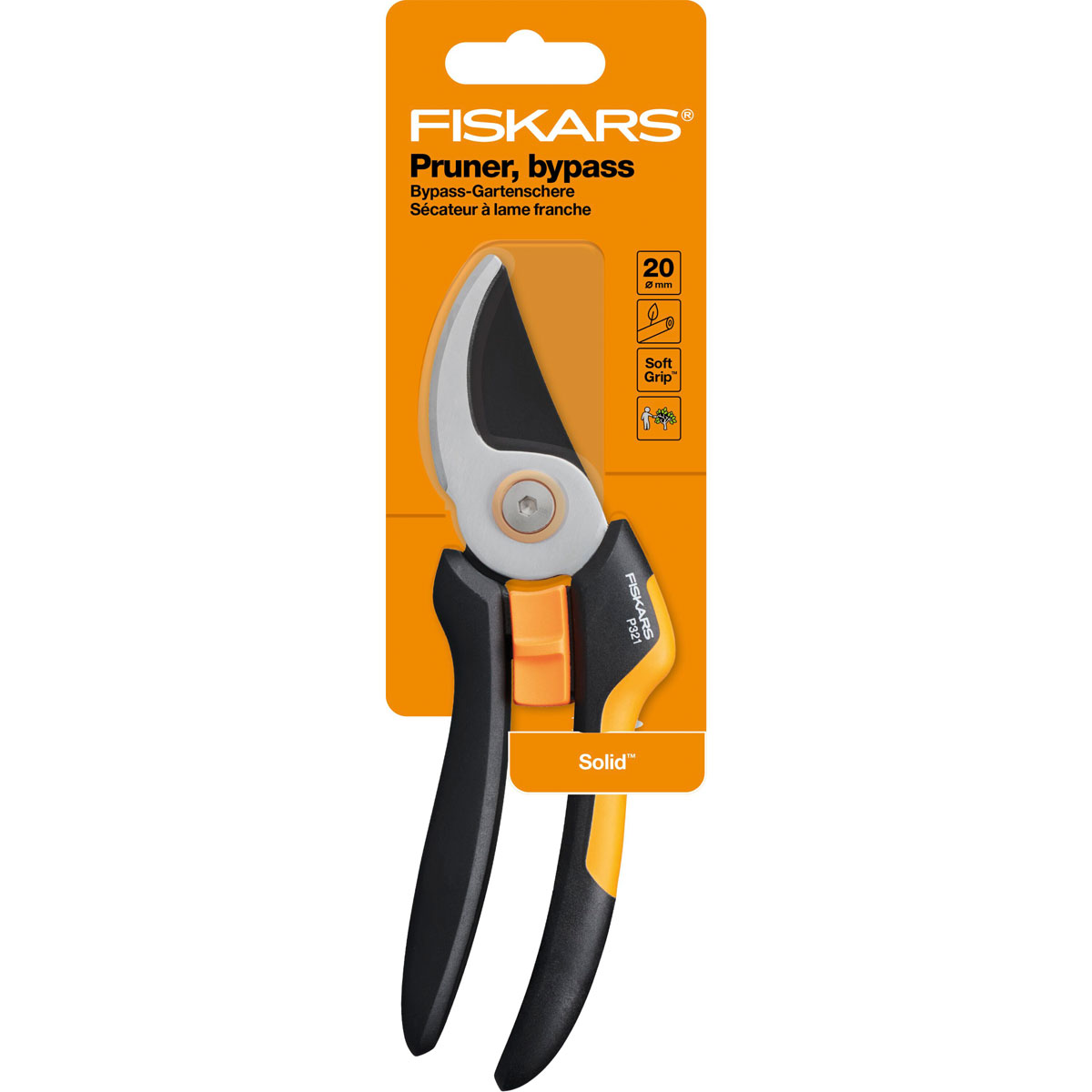 Fiskars Gartenschere Solid P321 Bypass Bild 2