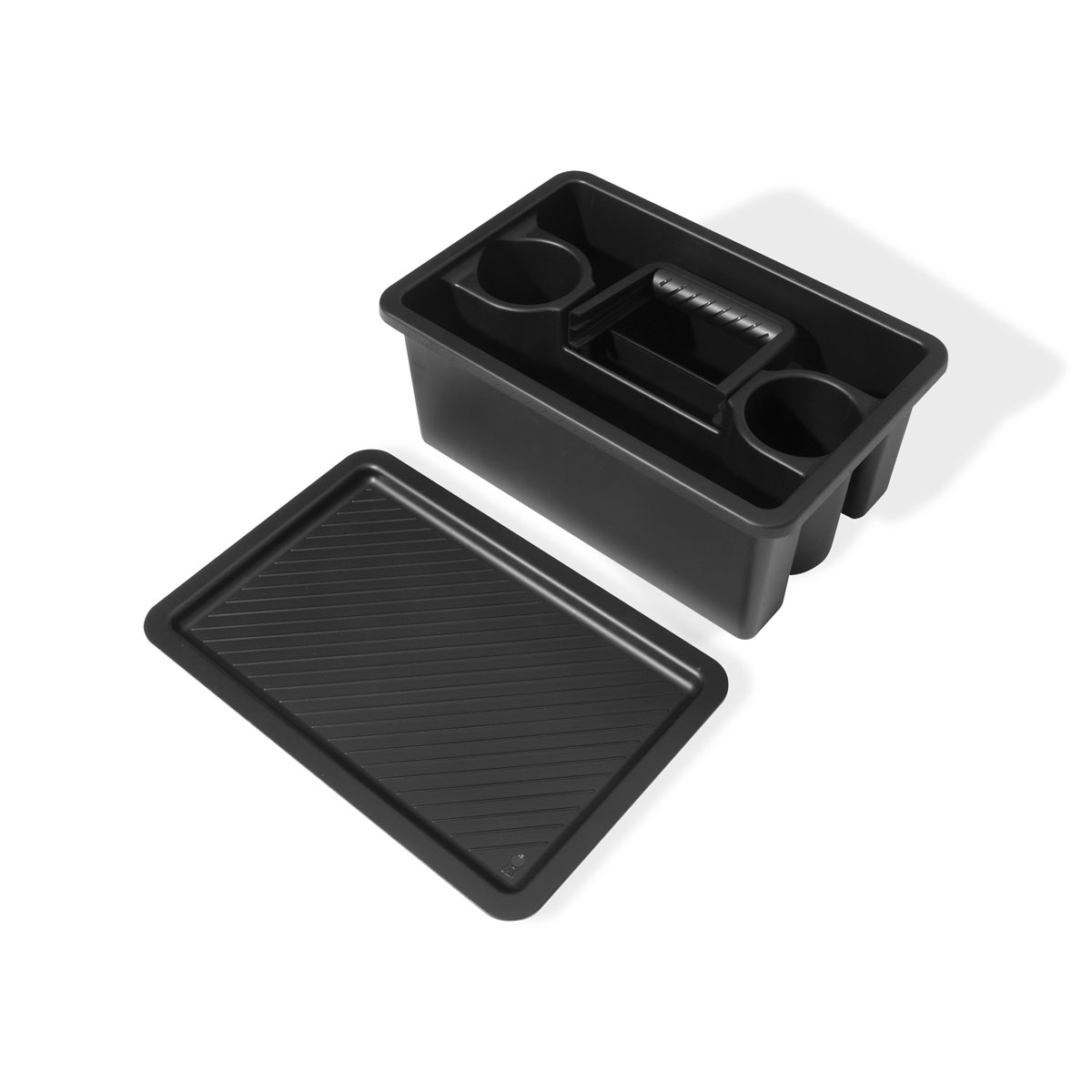 Weber  tragbarer Aufbewahrungskorb zweiteilig einsetzbar in Seitentisch Bild 5