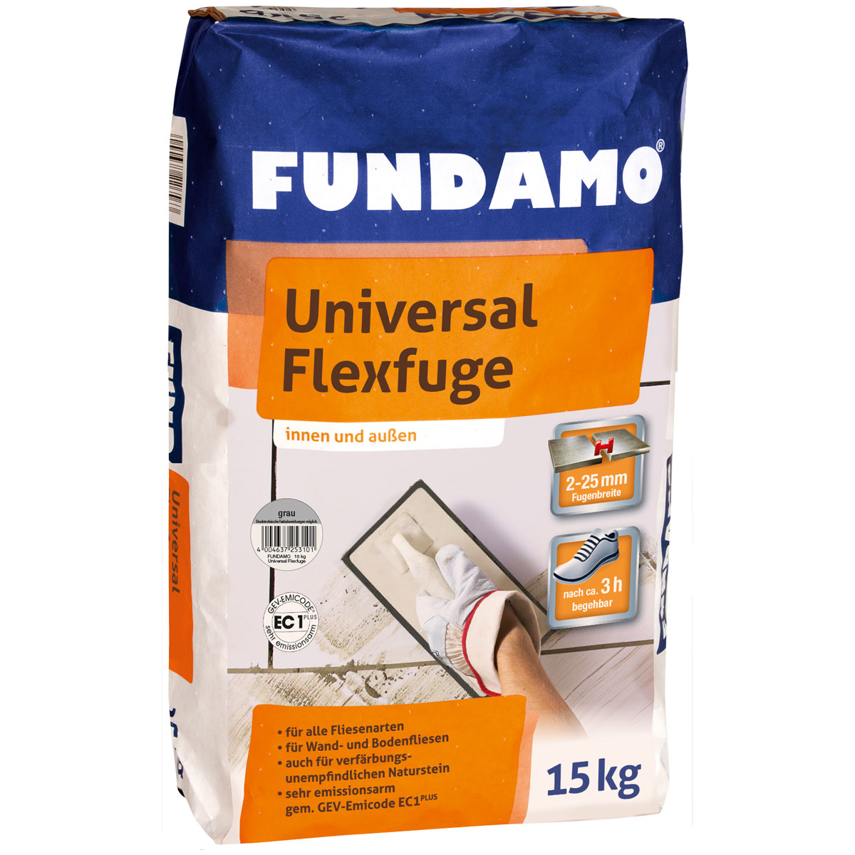 Fundamo  Universal Flexfuge 15kg grau