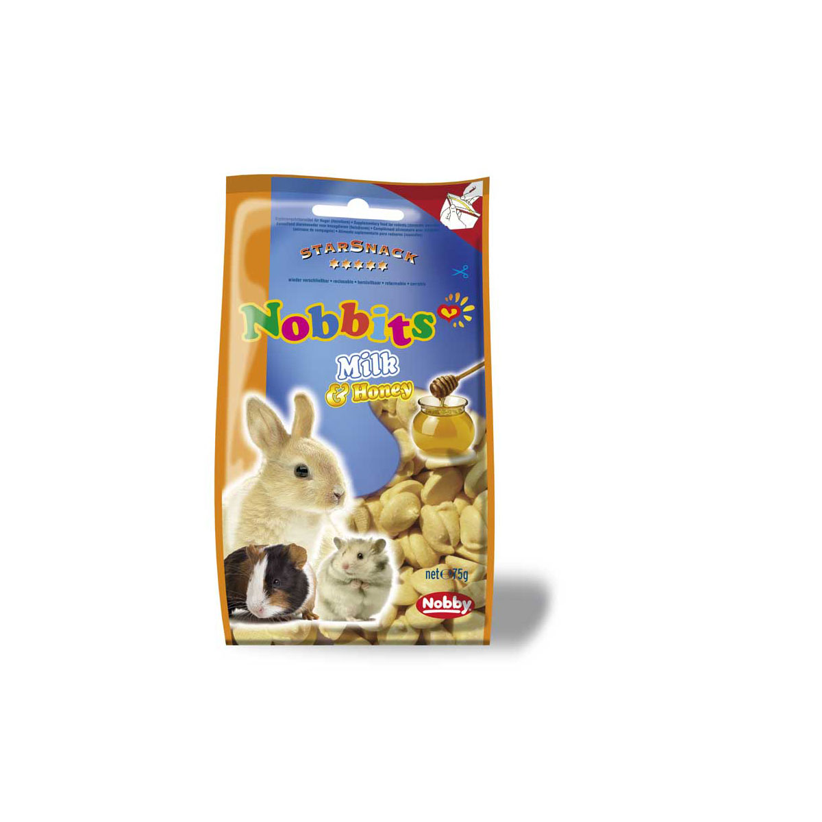 Leckerlies Nobbits Milch und Honig 75 g