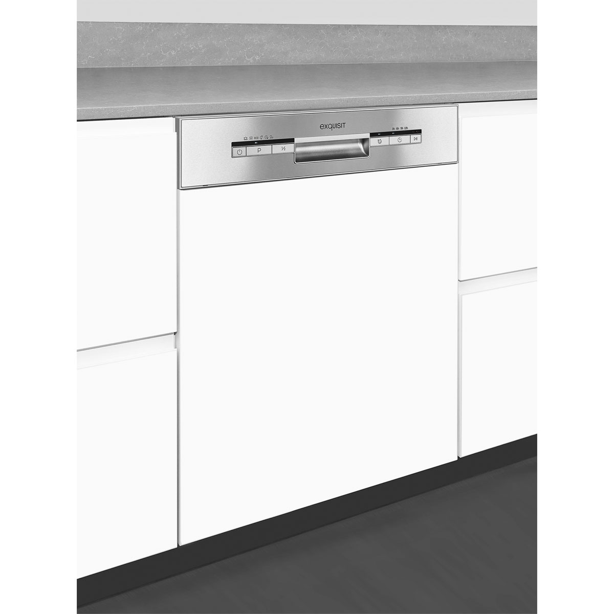 exquisit Einbau-Geschirrspüler, EGSP 1012-EB-030 Einox Bild 12
