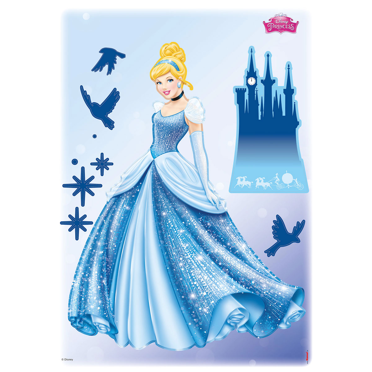 Komar  Wandtattoo Disney Princess Dream 50x70 cm Bild 2