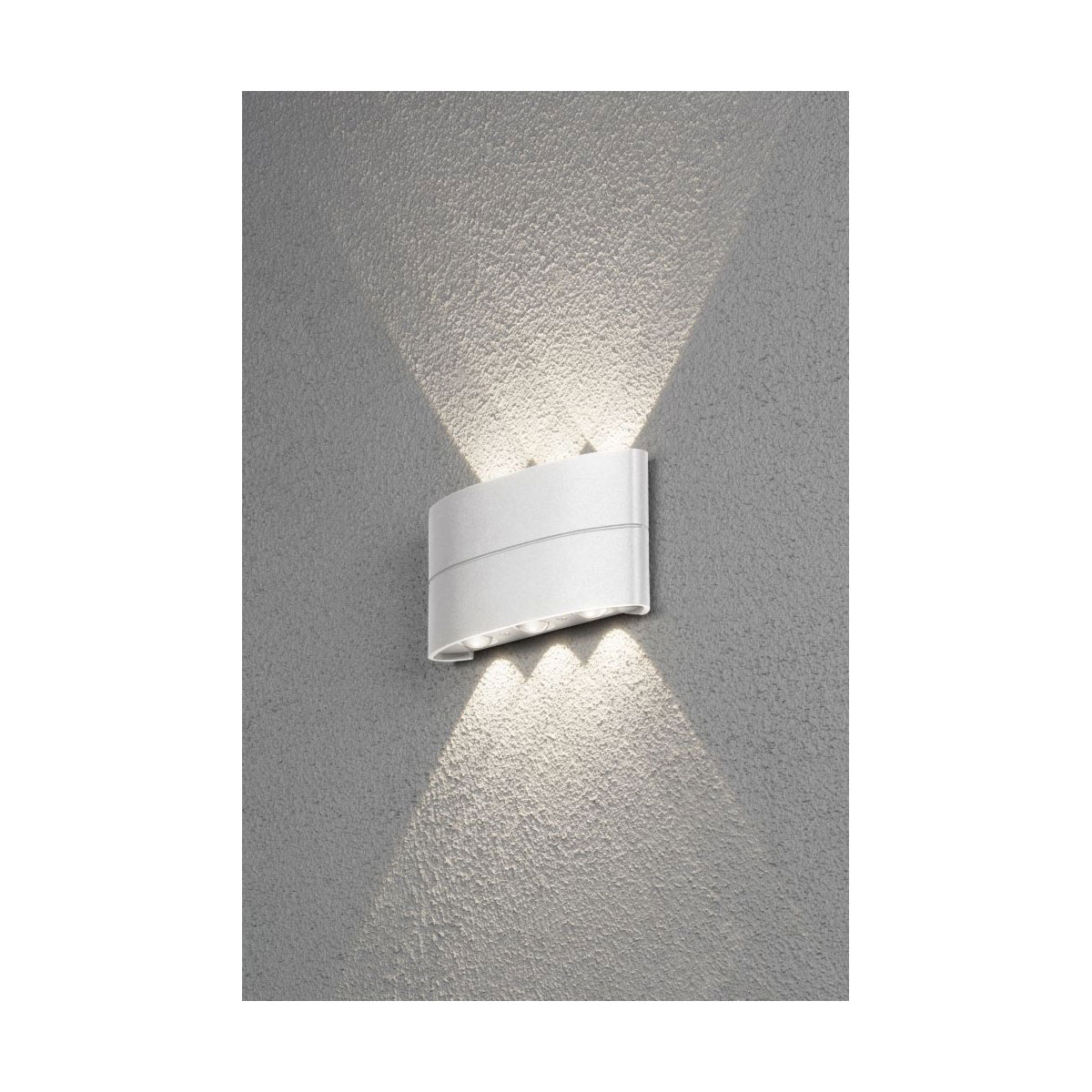 Konstsmide LED-Außenwandleuchte Chieri weiß Bild 3