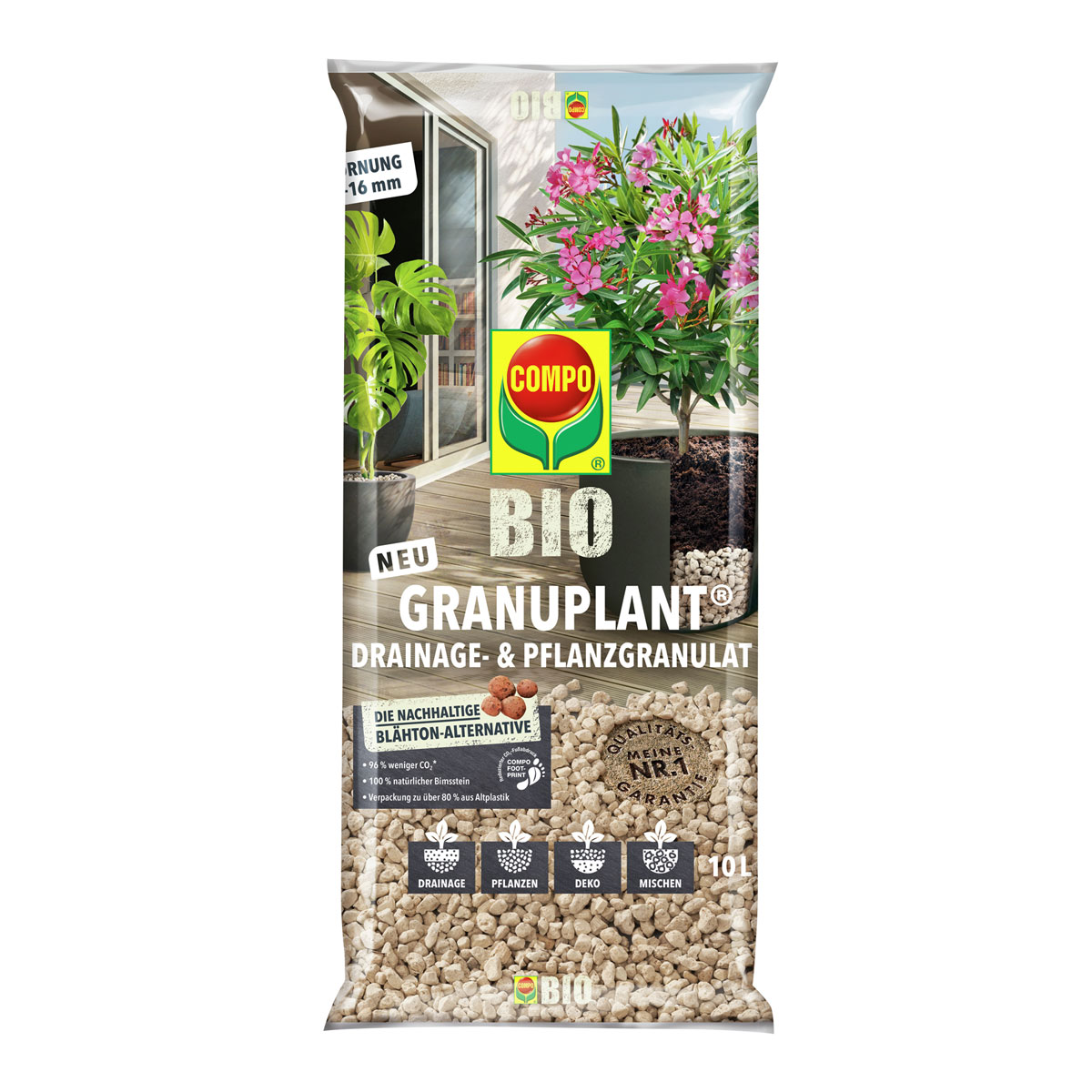 Compo Drainage- und Pflanzgranulat 10 L
