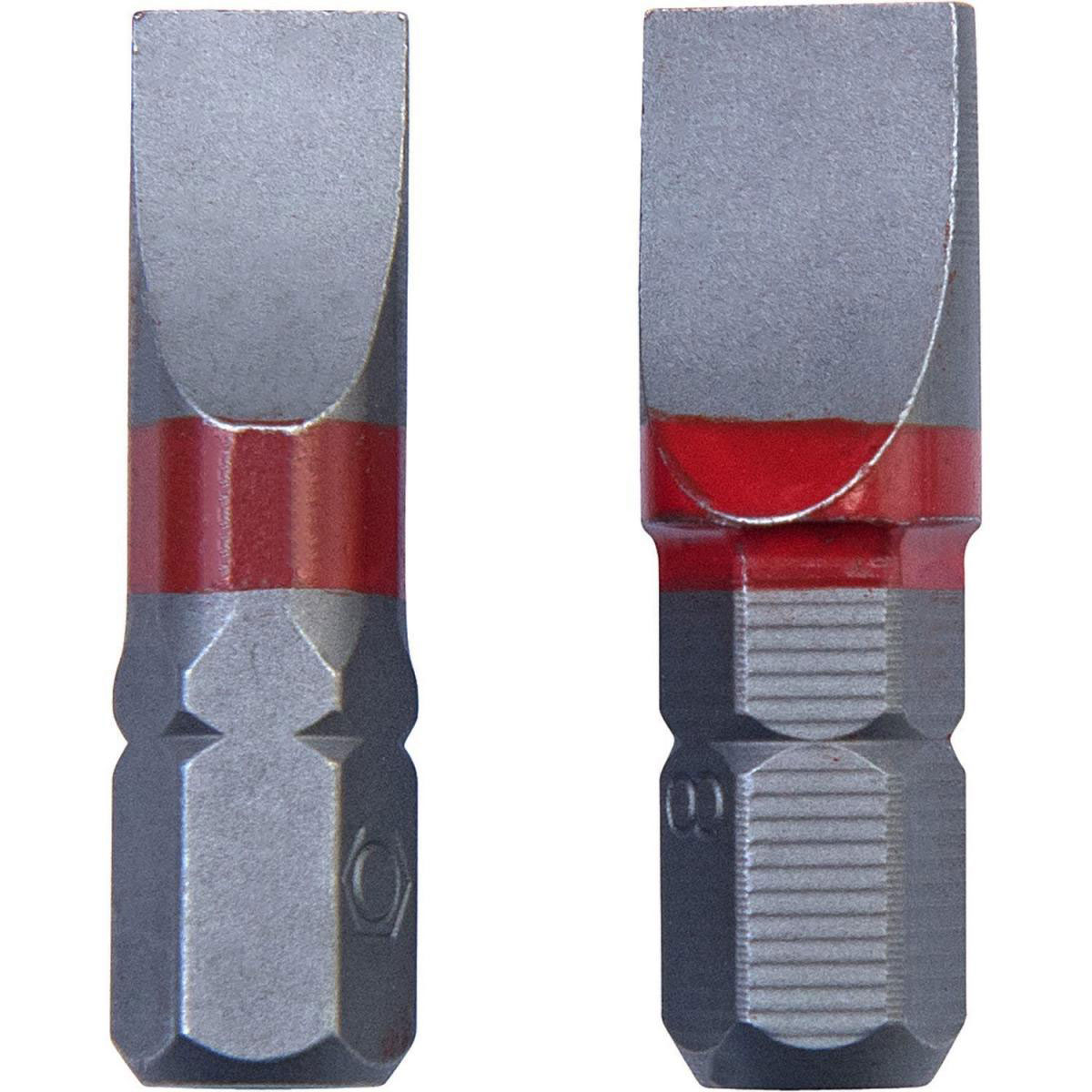 Krone Bit Schlitz 1,2 x 6,5/1,6 x 8 mm 2 Stück Bild 2