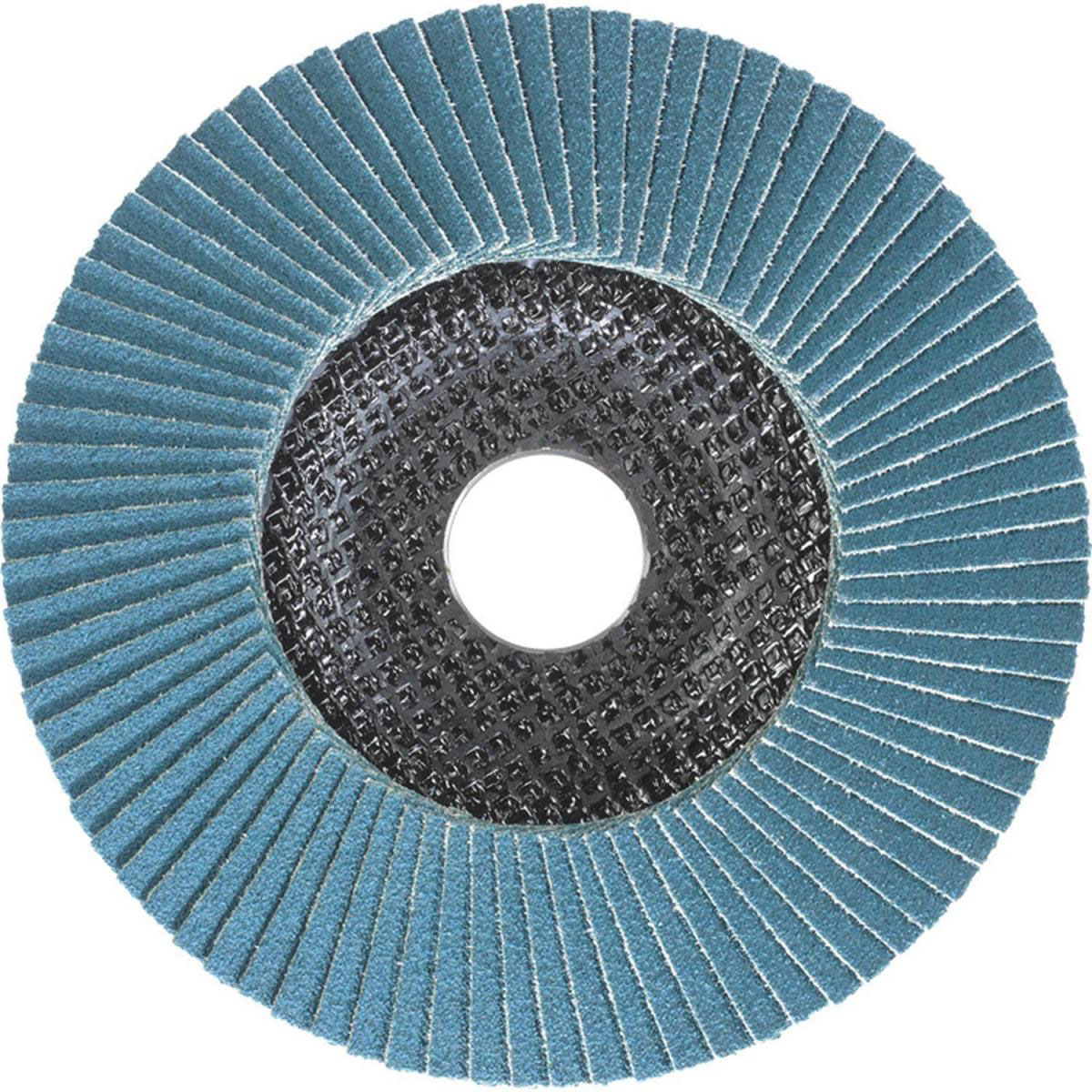 kwb  Schleifmop Cut Fix Lamellenschleifteller Metallbearbeitung Durchmesser 125 mm K80 Bild 1