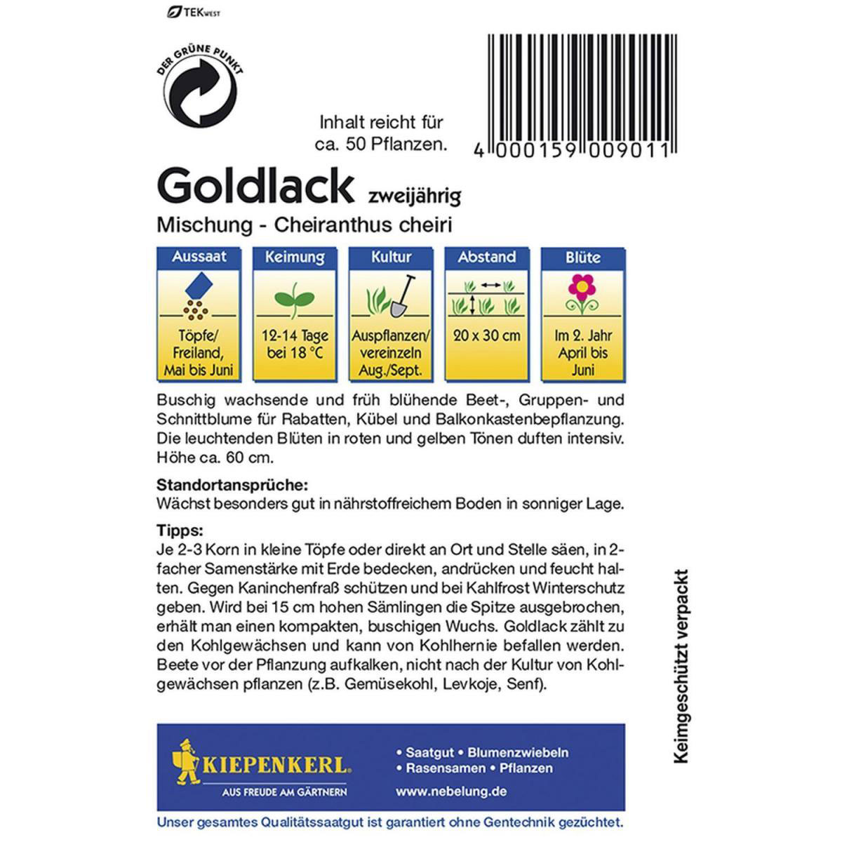 Kiepenkerl Goldlack Mischung Bild 2