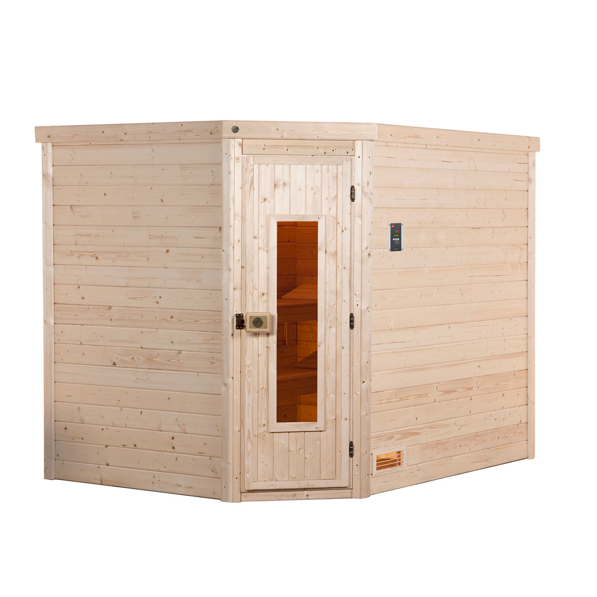 Weka Massivholzsauna „Turku 3“, HT Bild 1