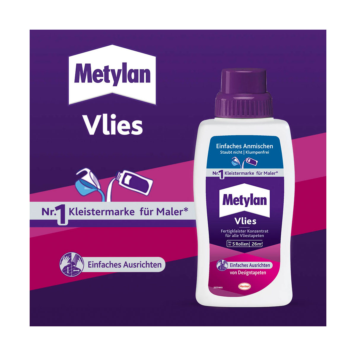 Metylan Fertigkleister Konzentrat Vlies 500 g Bild 6
