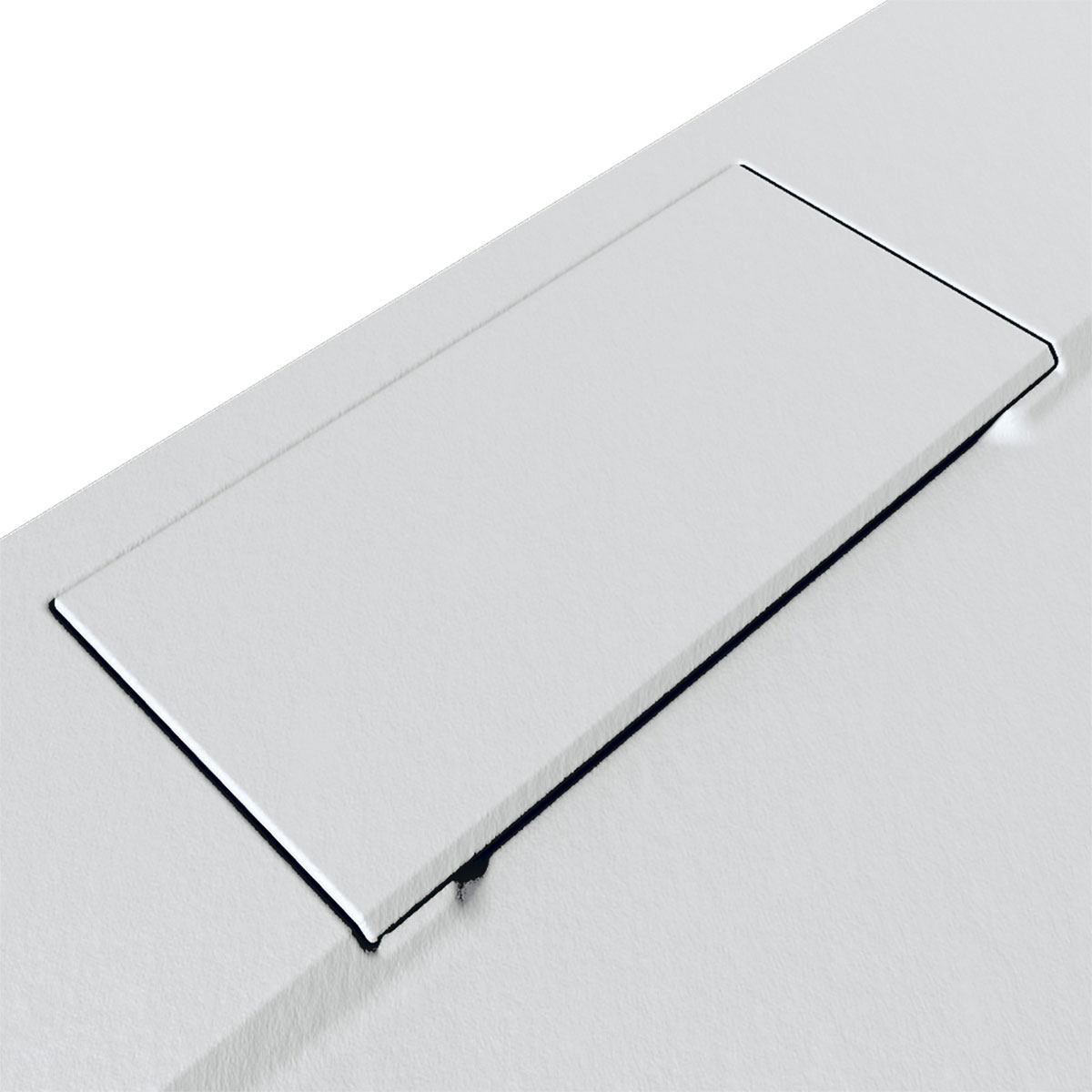 Breuer  QUICK72 Duschwanne Lite Line Steinoptik weiß 900x1000 mm Bild 3