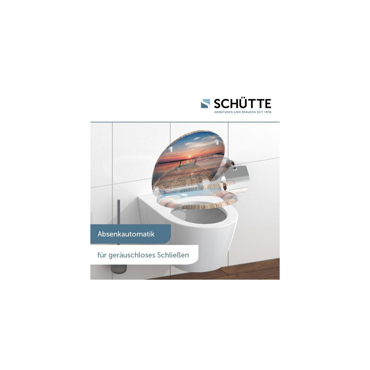 Schütte Duroplast WC-Sitz SUNSET SKY mit Absenkautomatik und Schnellverschluss Bild 6