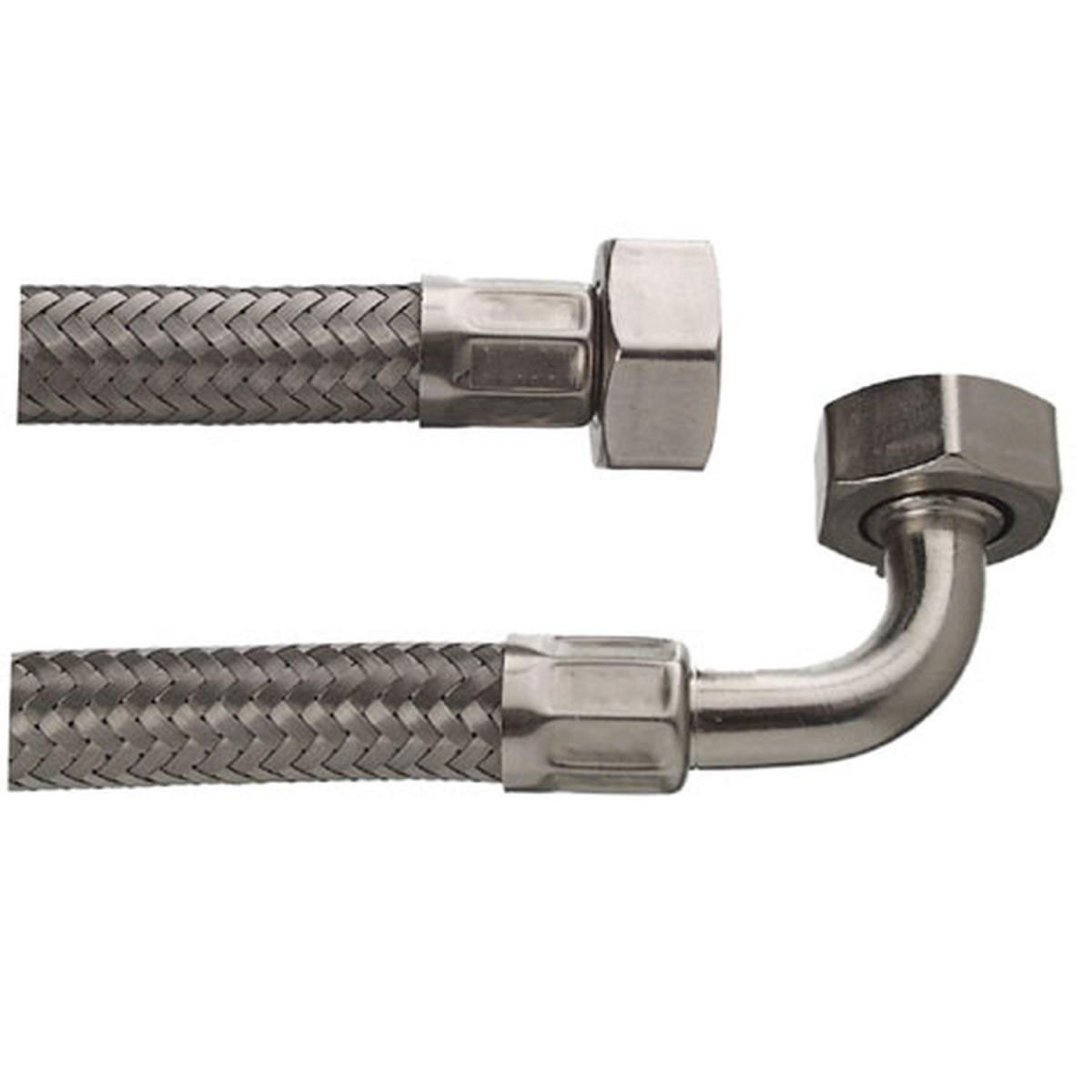 Waschmaschinen-Zulaufschlauch 2 m Edelstahl