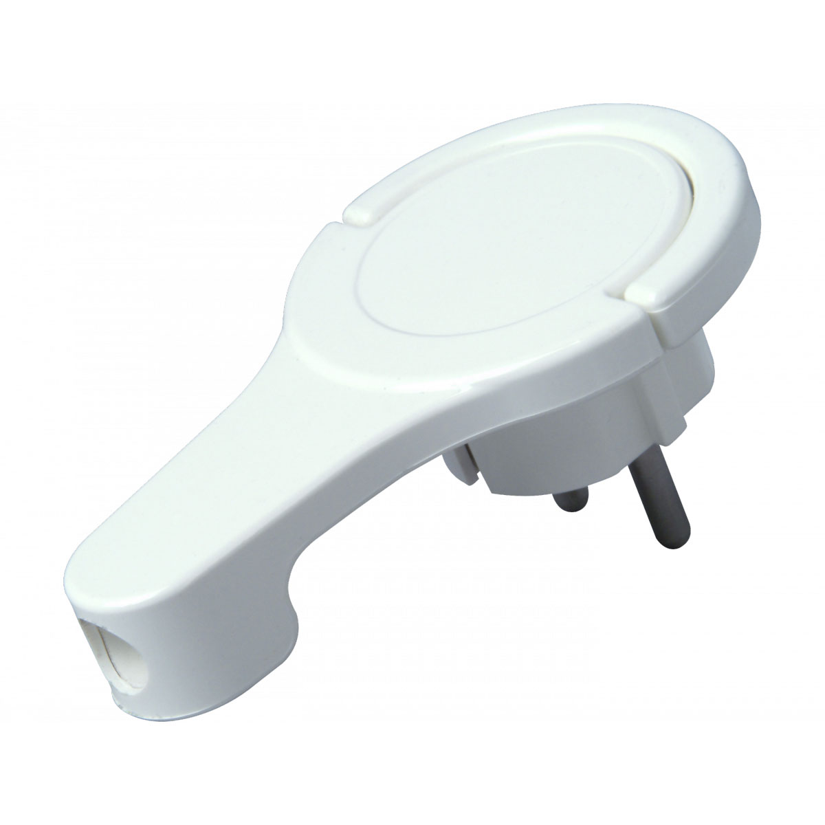 Kopp Extraflacher Winkelstecker weiß 1,5 mm²