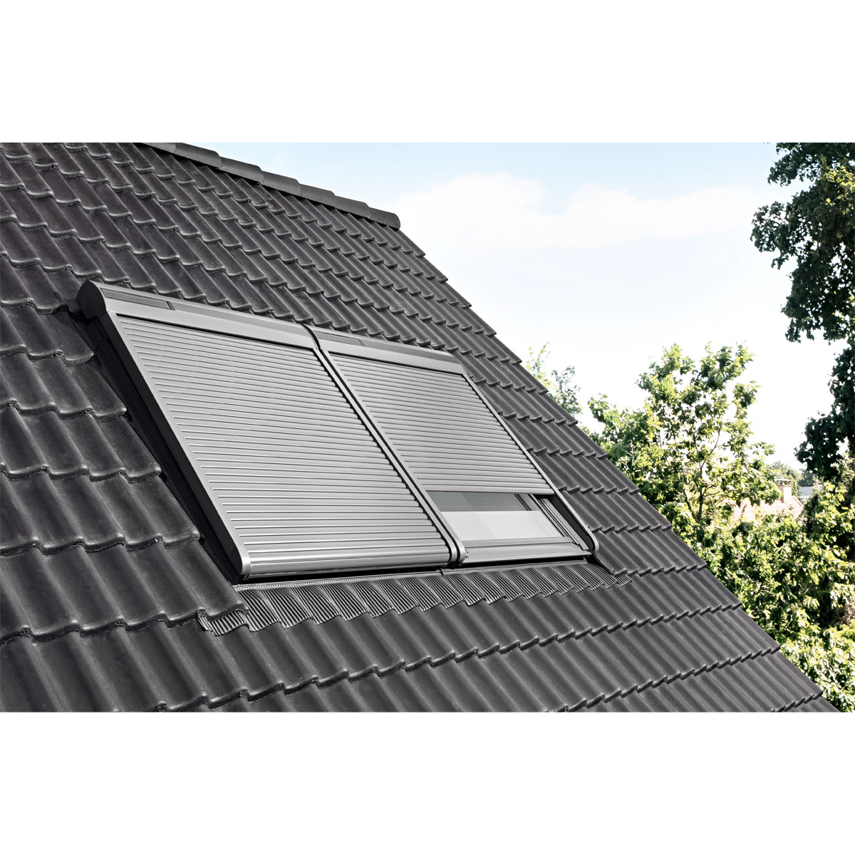 Velux Solar-Rollladen SSL CK04 0000S Aluminium Dunkelgrau Bild 6