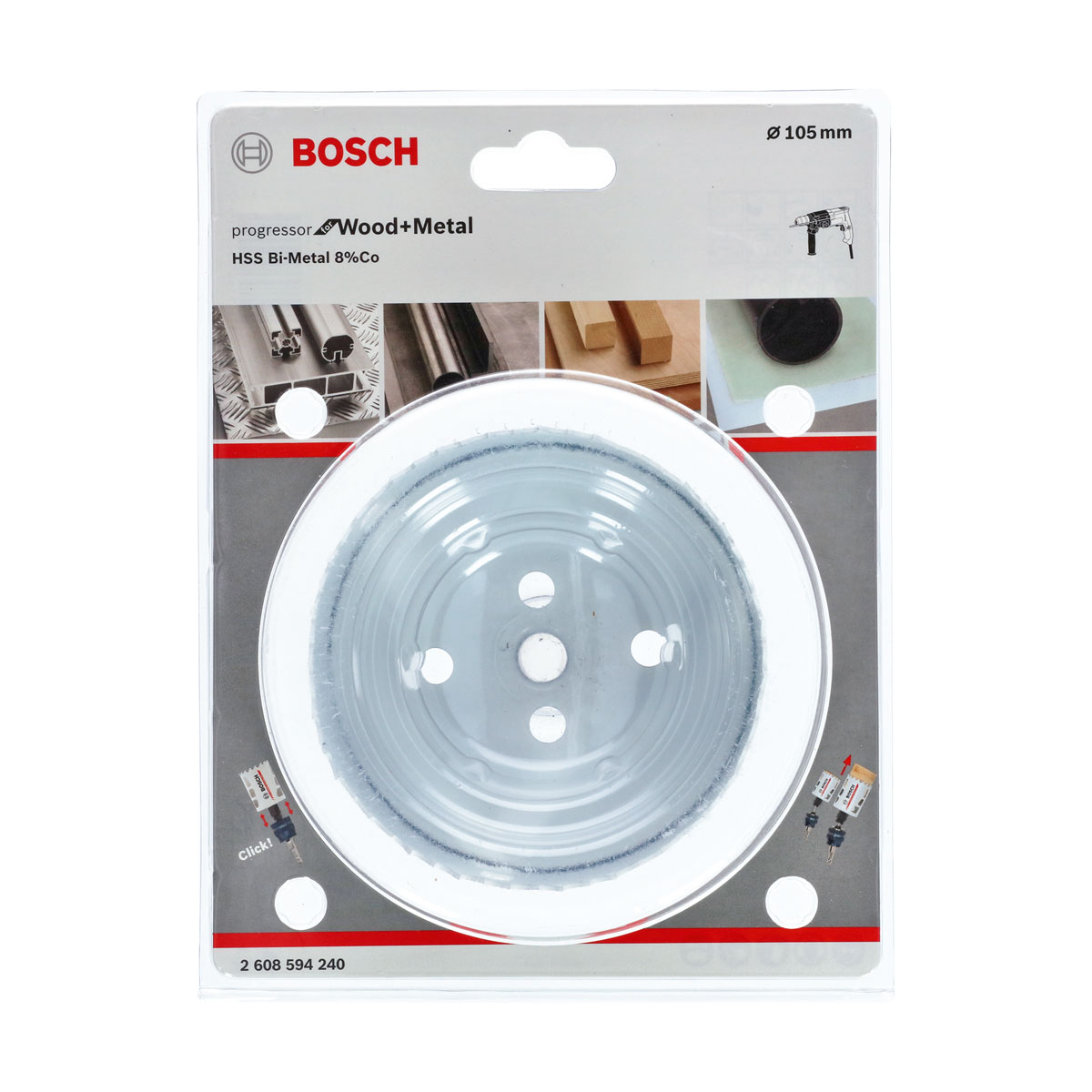 Bosch Professional   Lochsäge Progressor für Holz und Metall 111 mm Bild 3