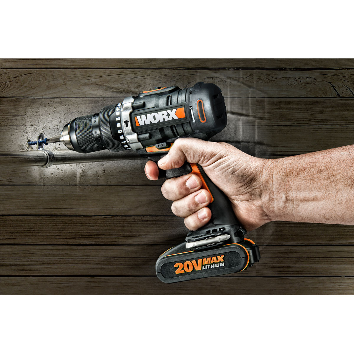 Worx Akku Schlagbohrschrauber-Set WX372 5-teilig Bild 5