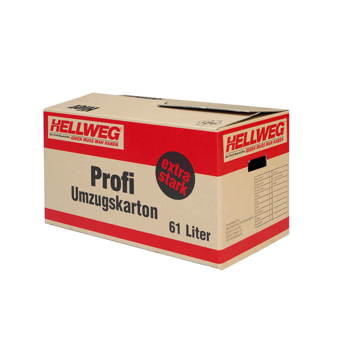 Hellweg Profi Umzugskarton 58,8 x 31 x 32,5 cm Bild 2