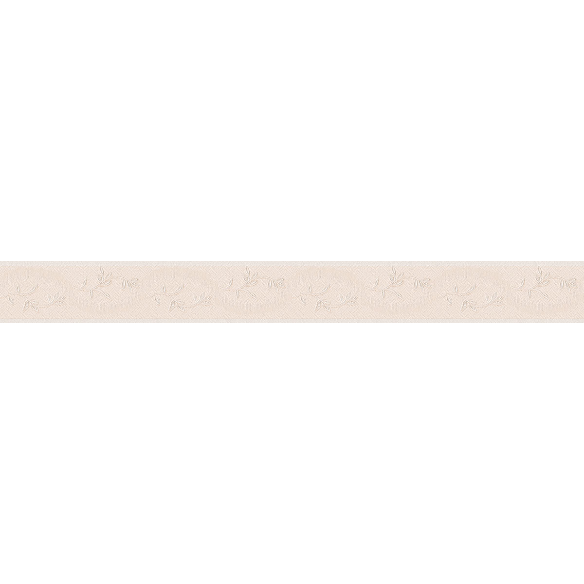 Selbstklebende-Borte Blattranke beige Satin