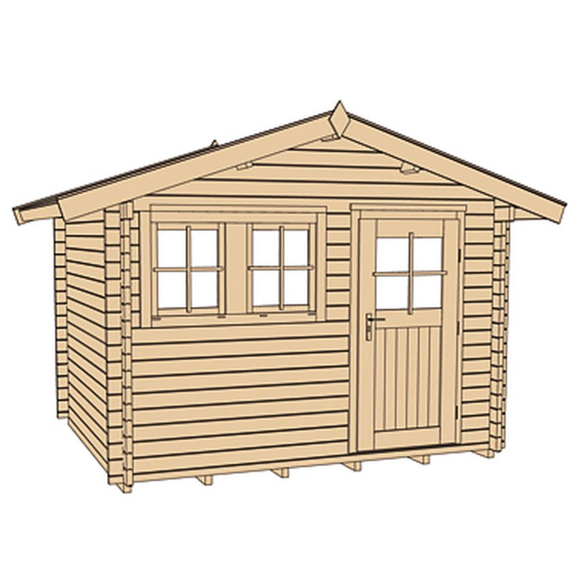 Weka Gartenhaus 139 380 x 330 x 262 cm Bild 3