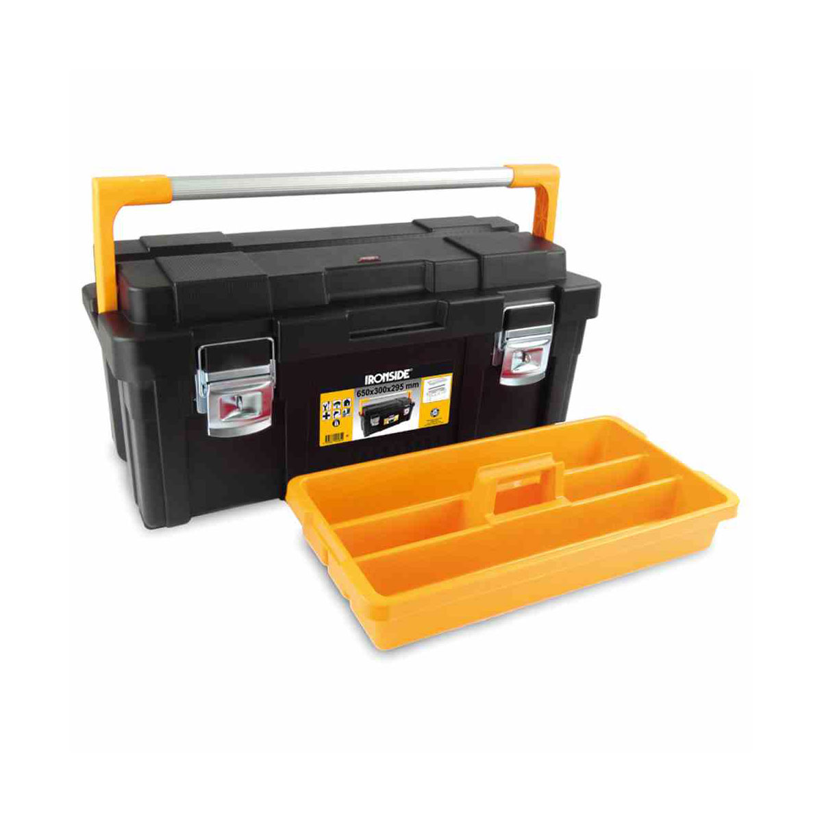 Ironside Werkzeugkasten Profi Plus schwarz