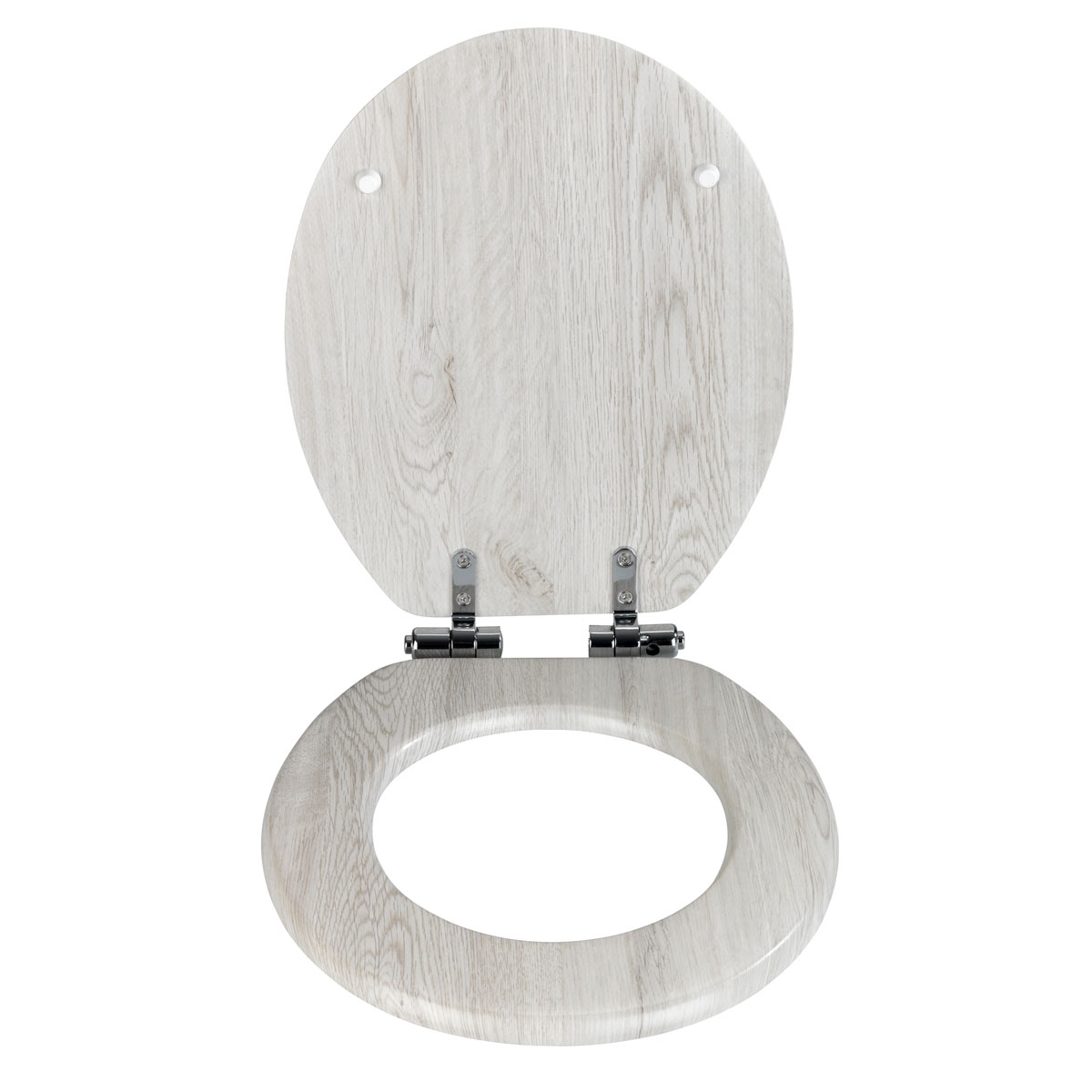 Wenko  WC-Sitz Eiche Grau mit Absenkautomatik Bild 2