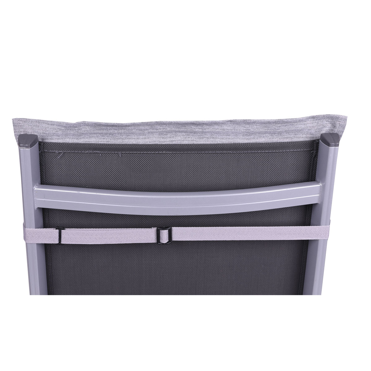 Haveson Sitzauflage Niederlehner 100x48x4cm hellgrau Bild 4