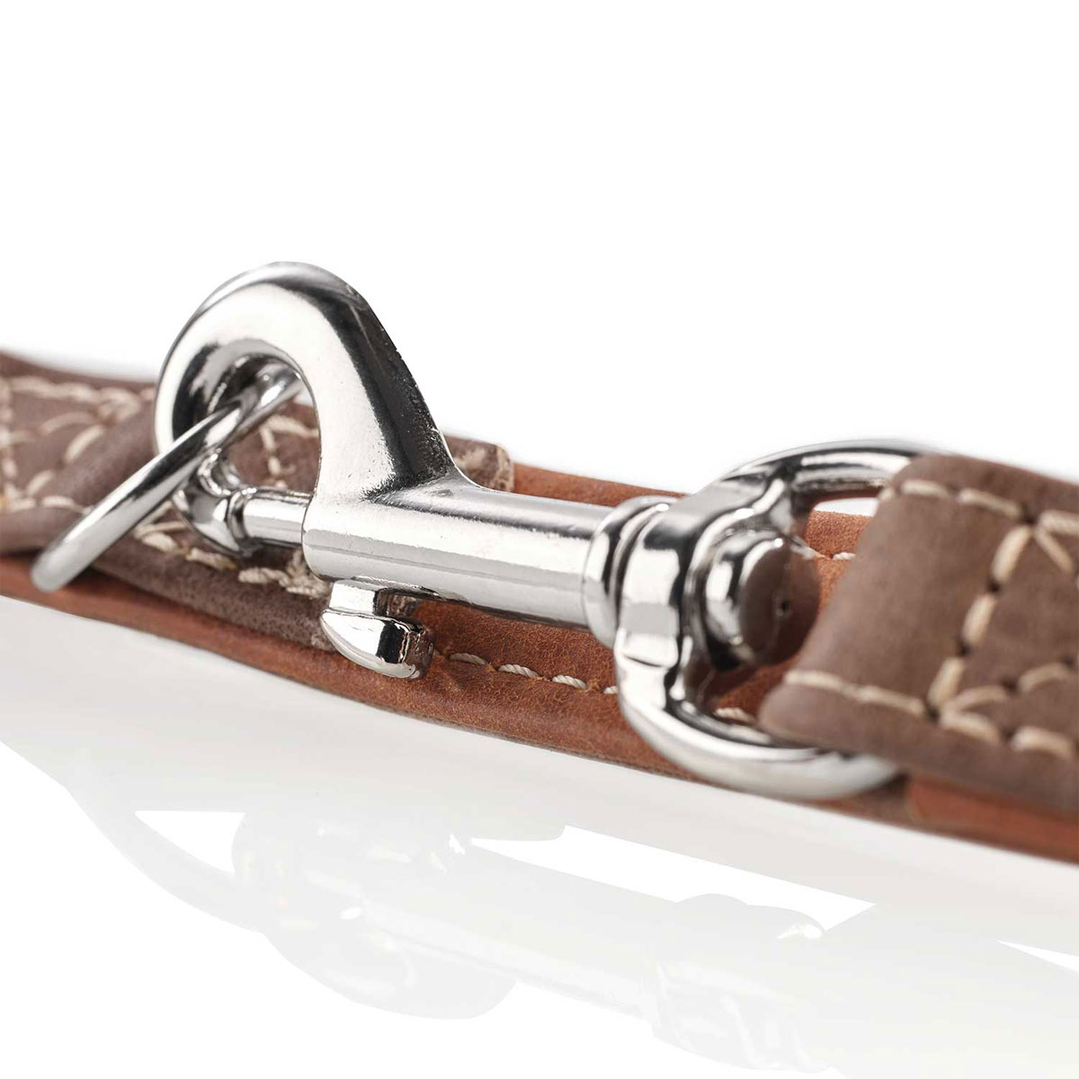 Hunter  Dog Verst Führleine Porto tabak 200 cm/20 mm Bild 6