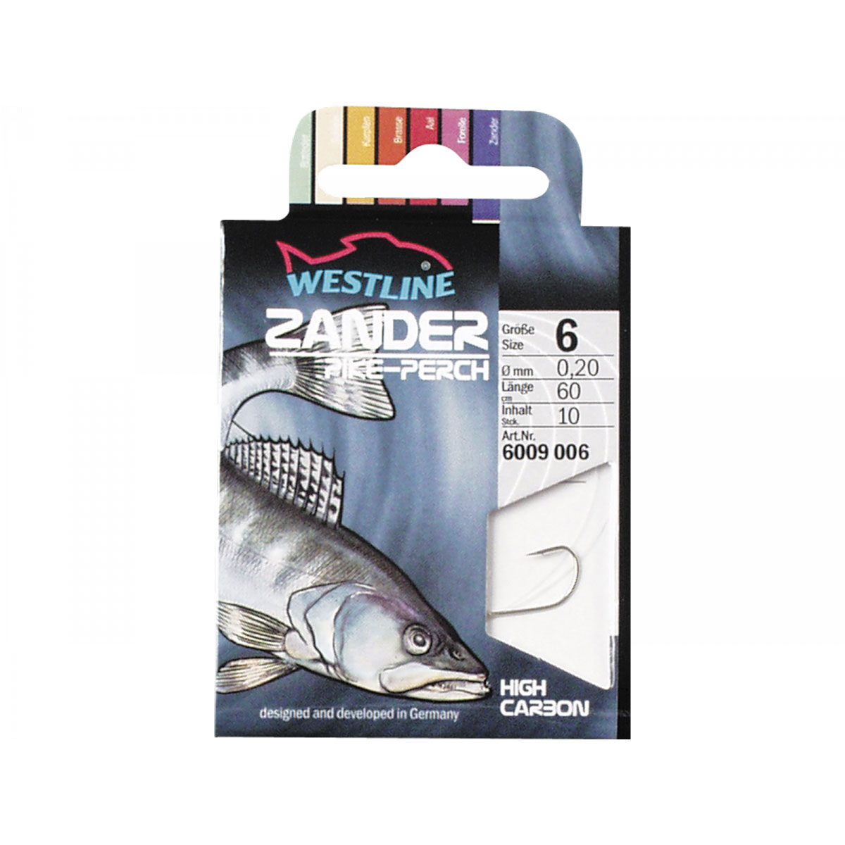 westline Zanderhaken Größe 4