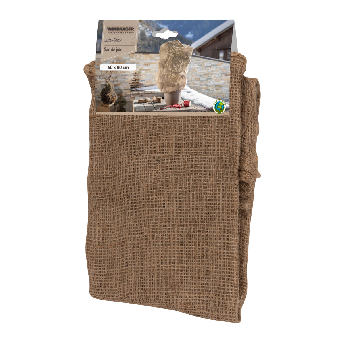Windhager Jute-Sack natur Öko 80 x 60 cm Bild 1