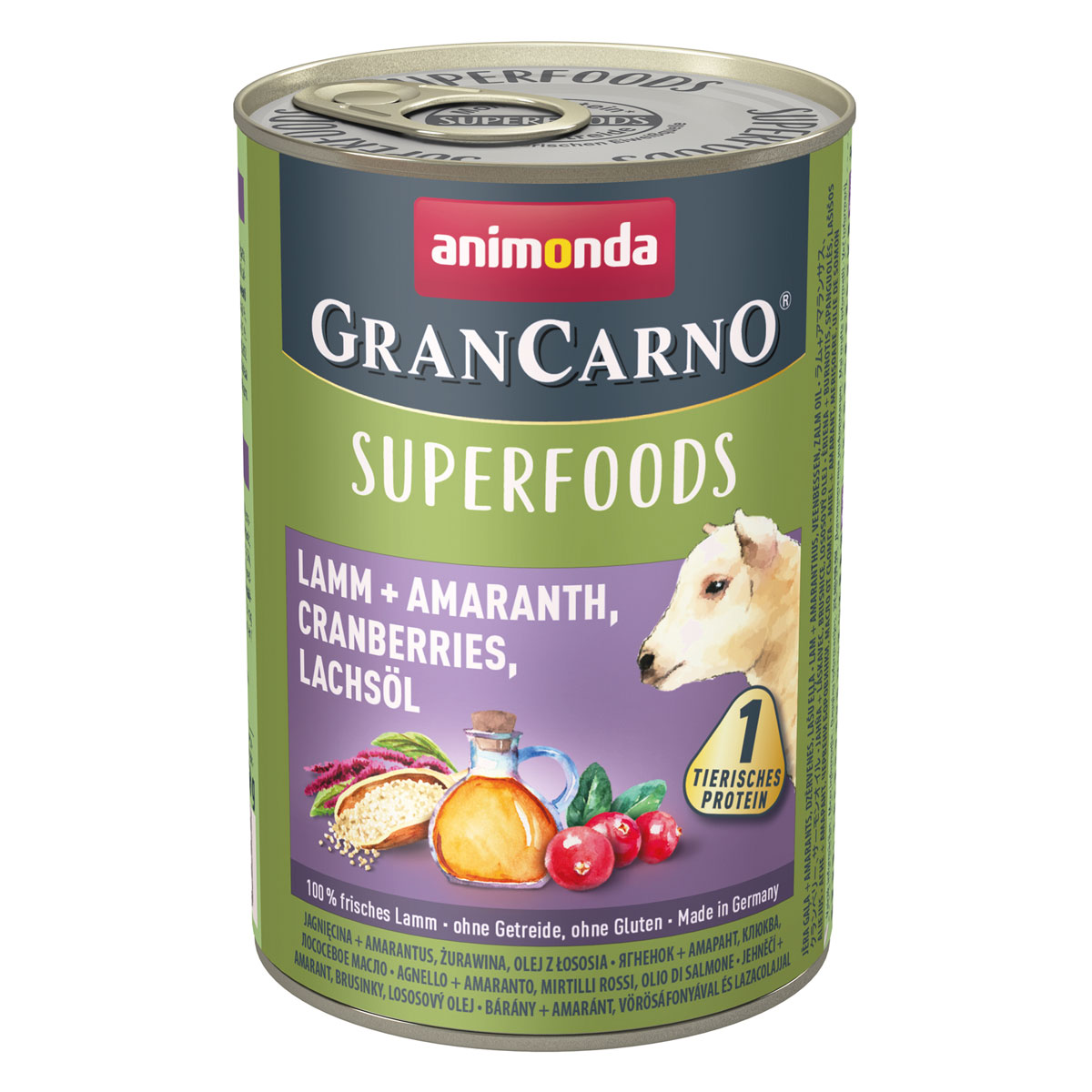 animonda Gran Carno Adult Superfood Lamm und Amaranth 400g